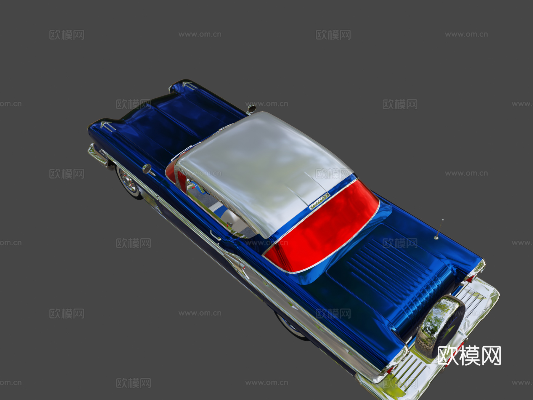 庞蒂克博纳维尔硬顶su模型