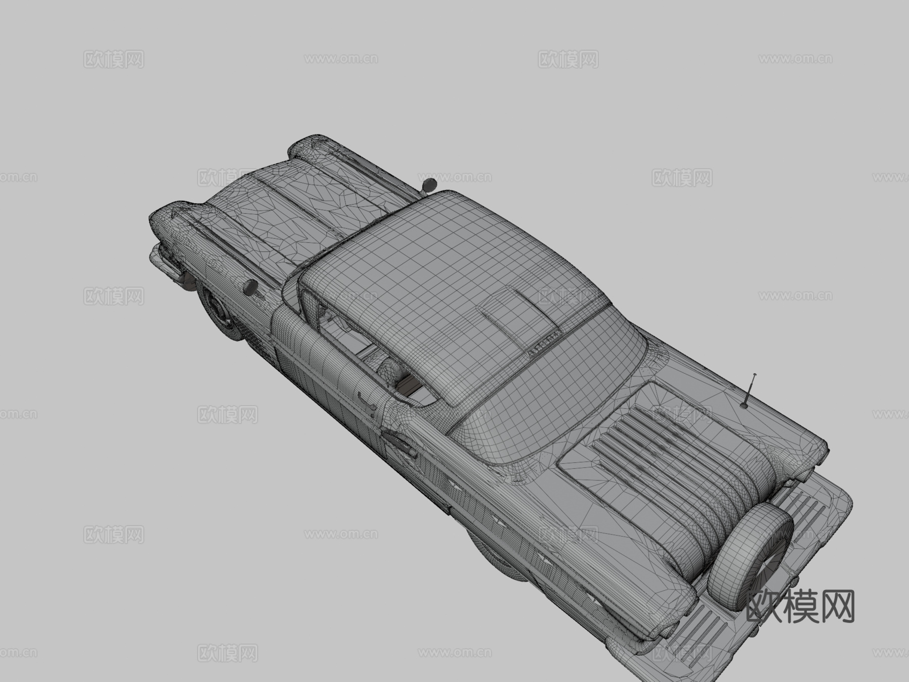 庞蒂克博纳维尔硬顶su模型