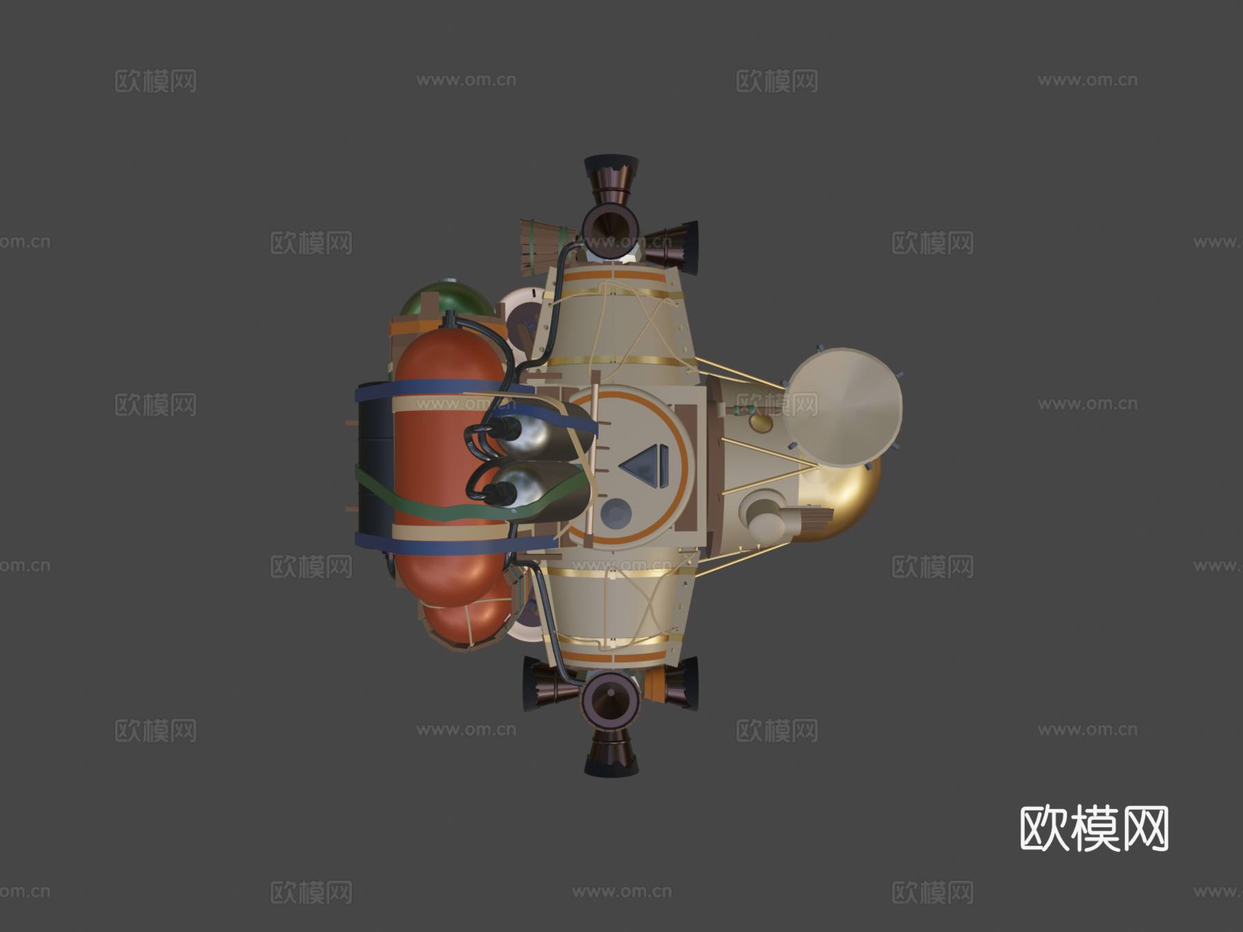 外层荒野  飞船su模型