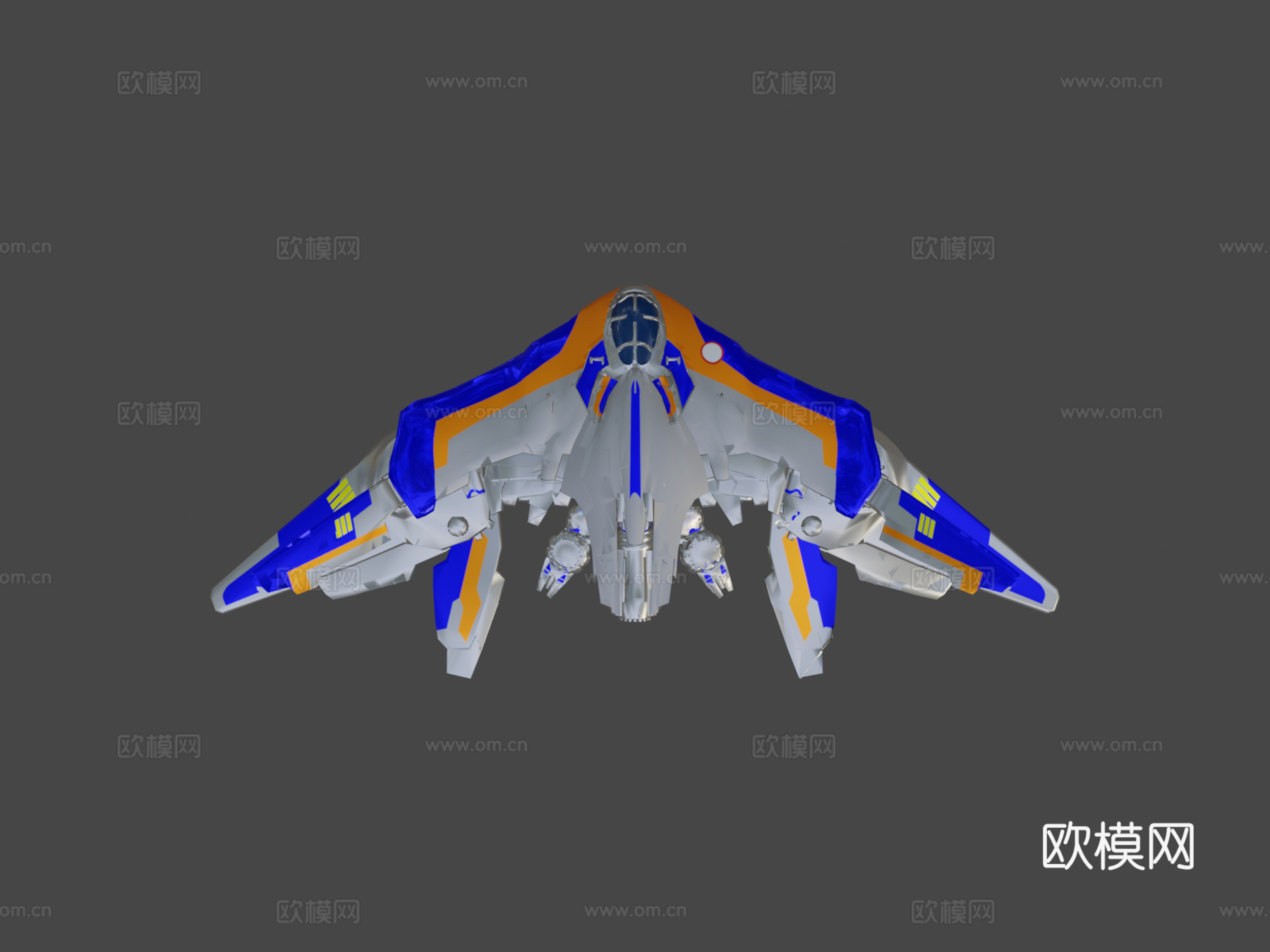 银河护卫队米兰多曼德拉太空船su模型