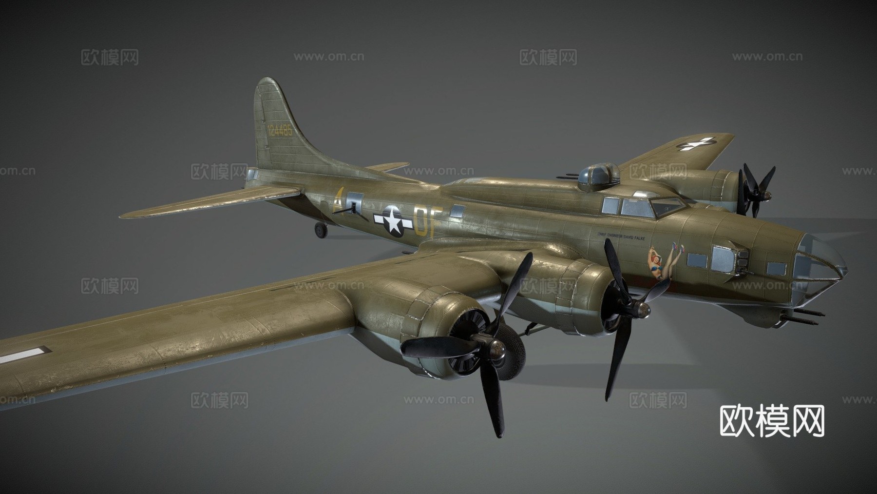 逃离德国  B17 飞行堡垒su模型