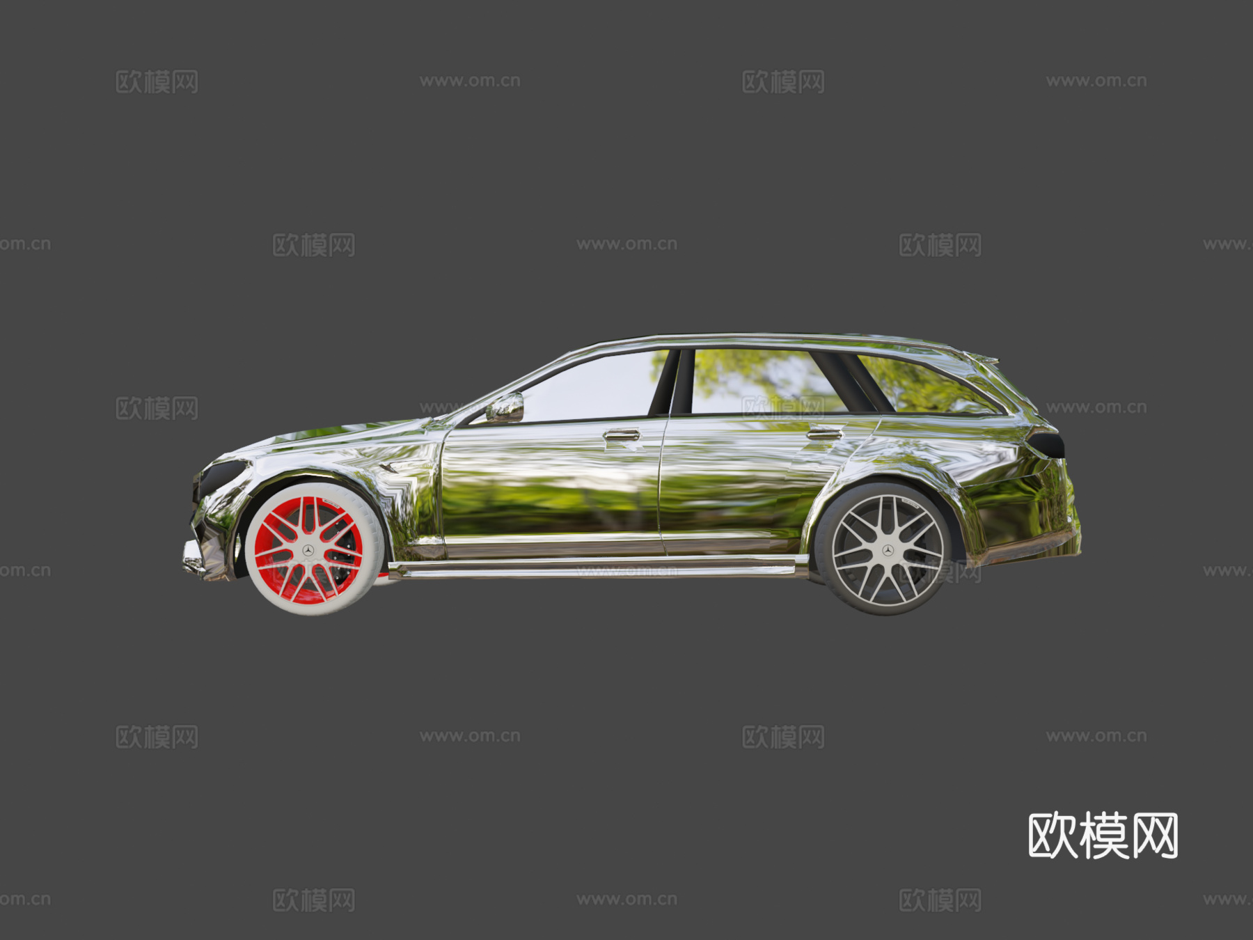 梅赛德斯奔驰 E63 AMG S 旅行车su模型