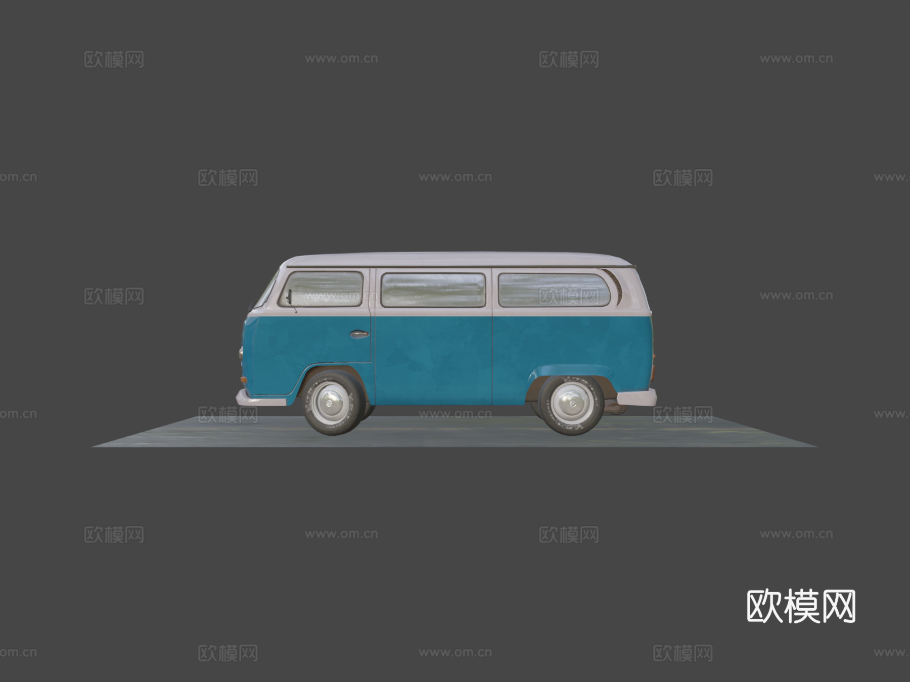 大众巴士 1971su模型