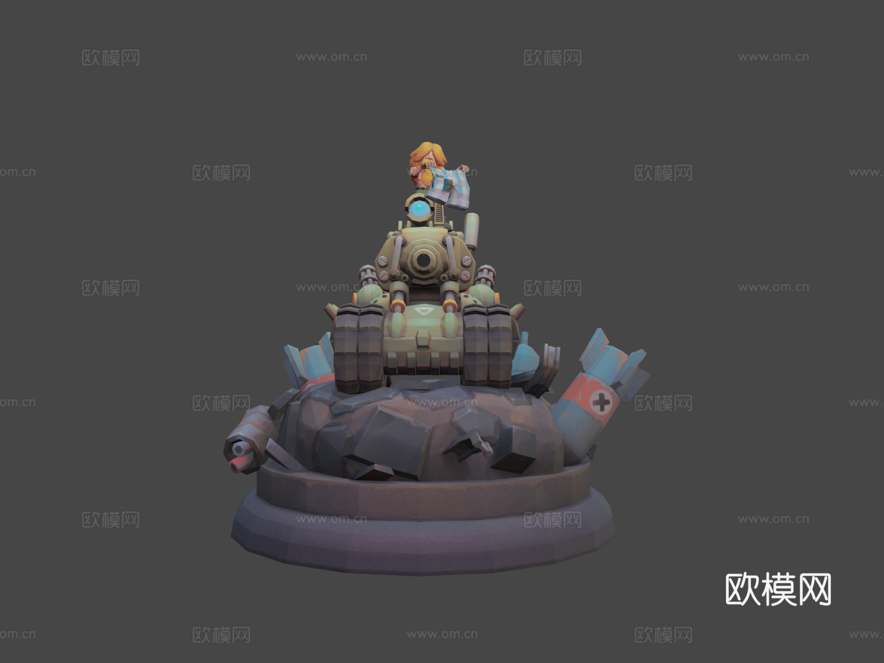 合金弹头su模型