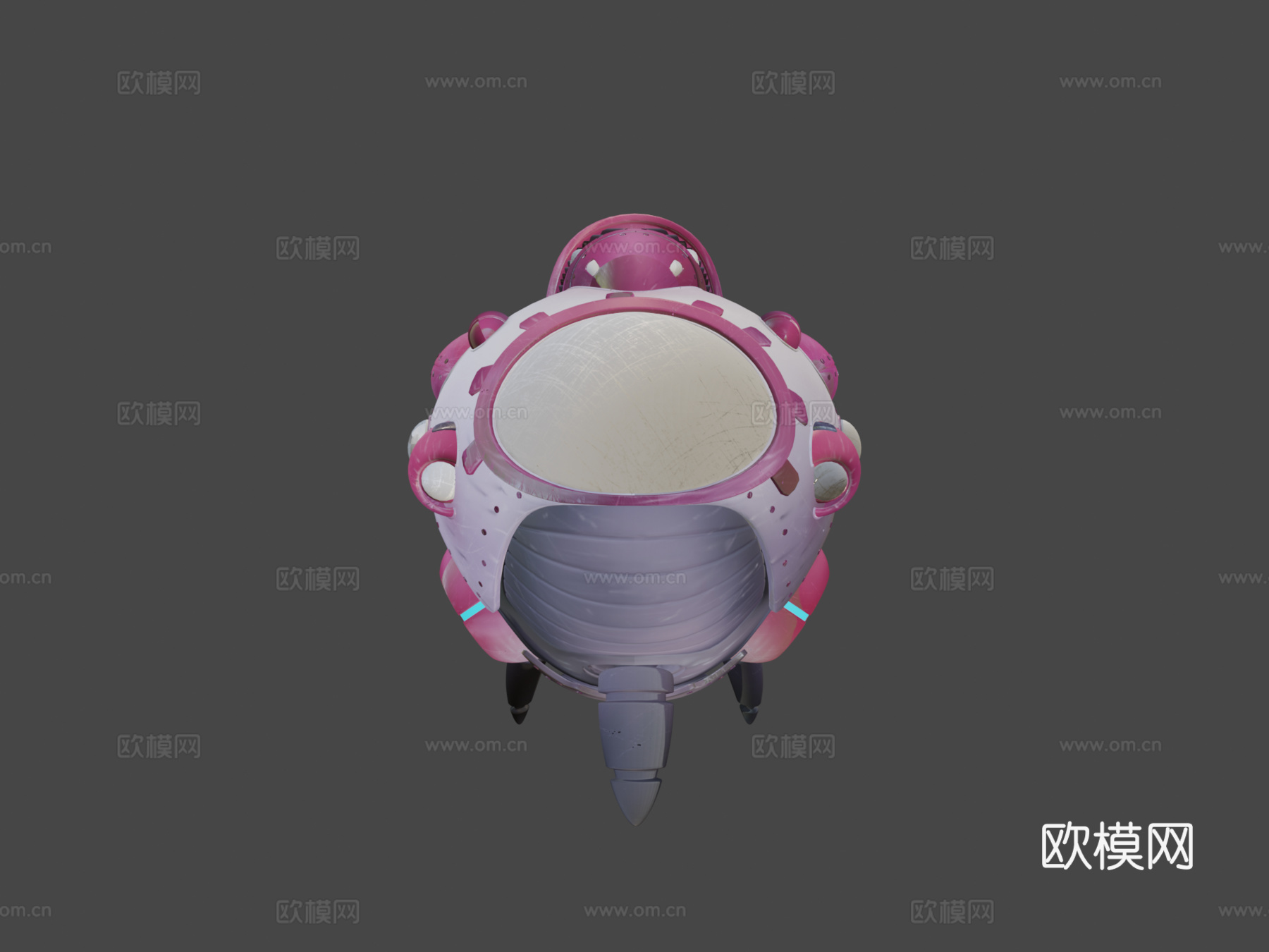 跳过腿部训练日-宇宙飞船su模型