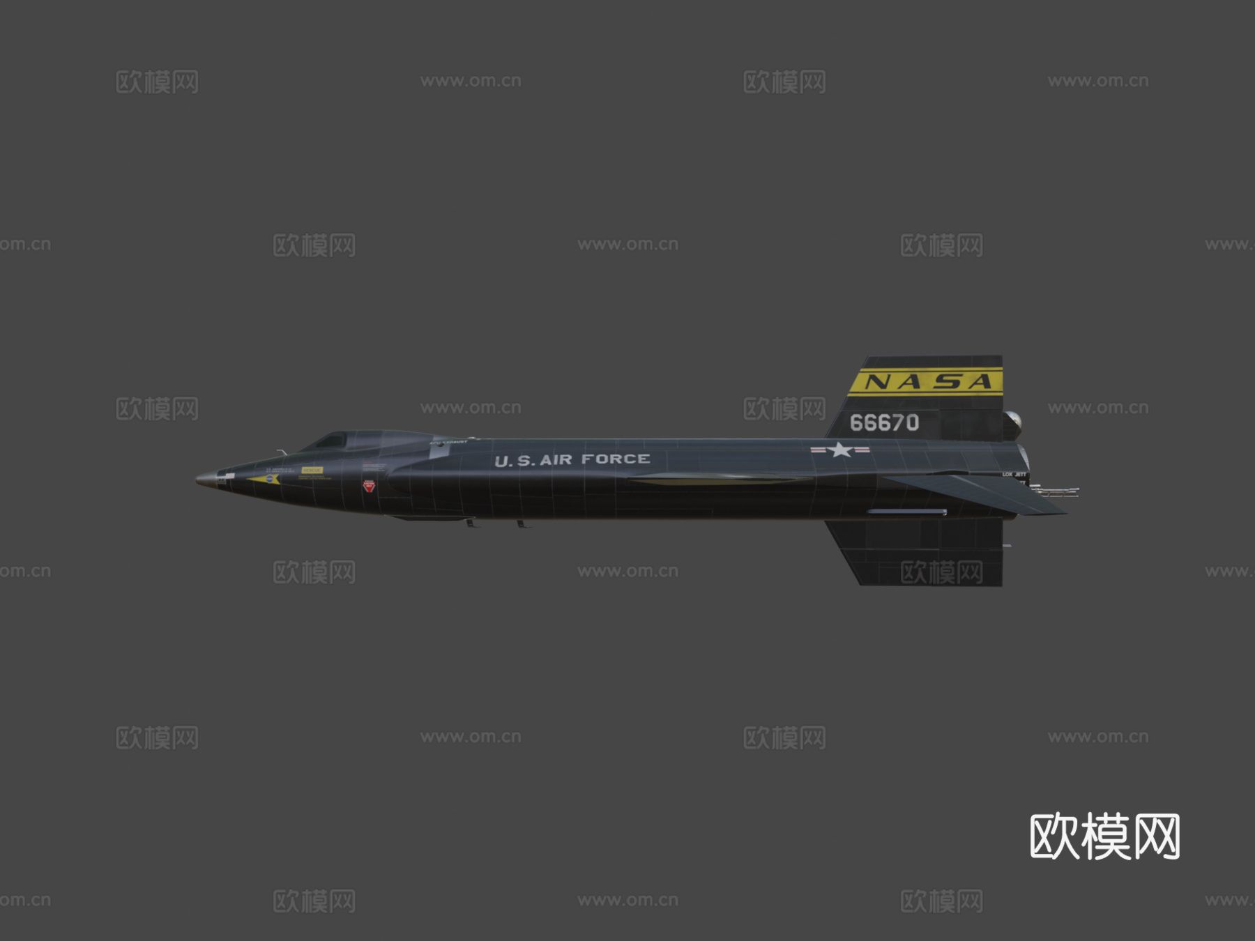 北美 X15 飞机su模型