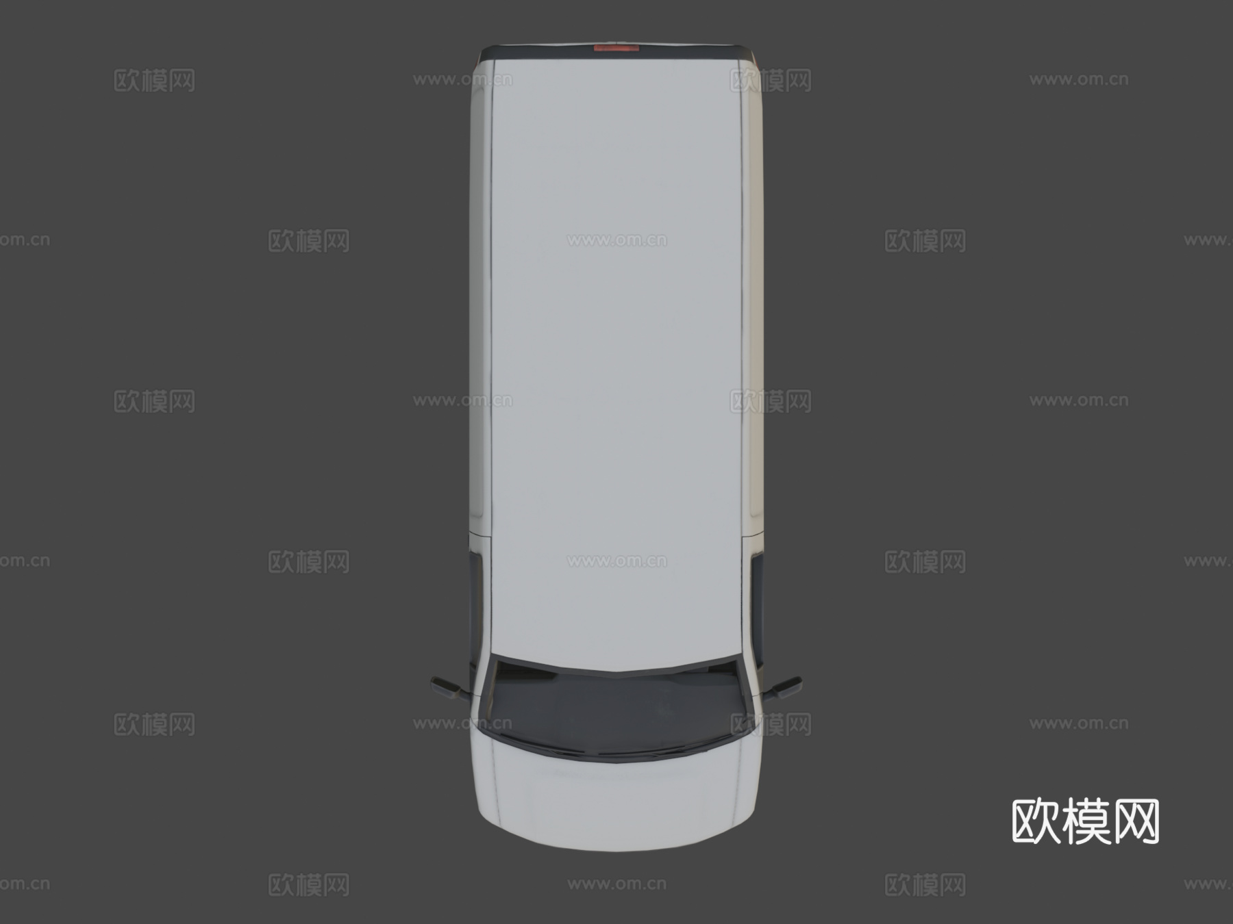 厢式货车su模型