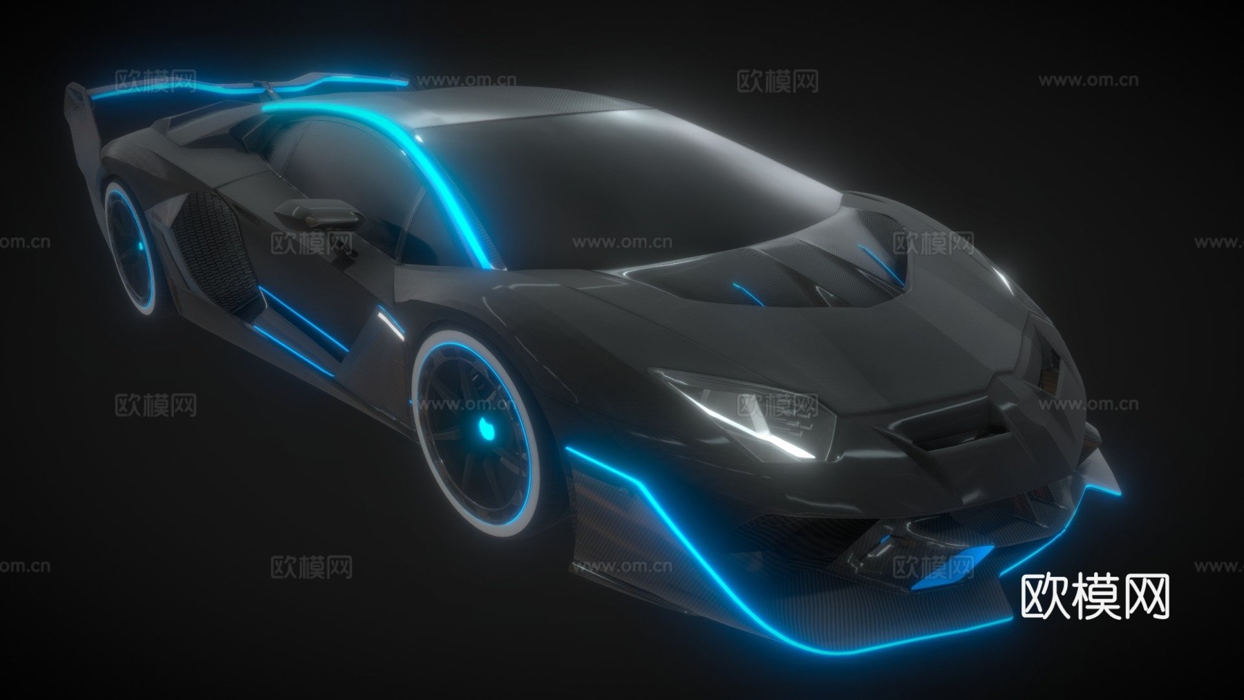 兰博基尼-埃文塔多su模型