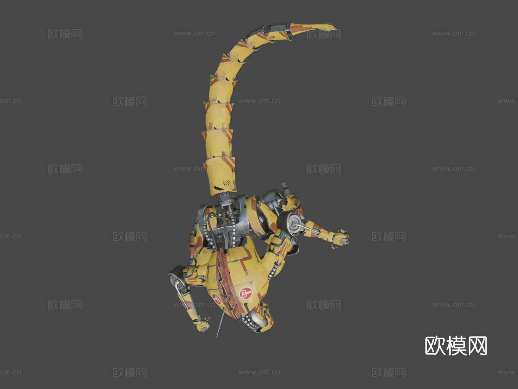 金属手臂野兽su模型