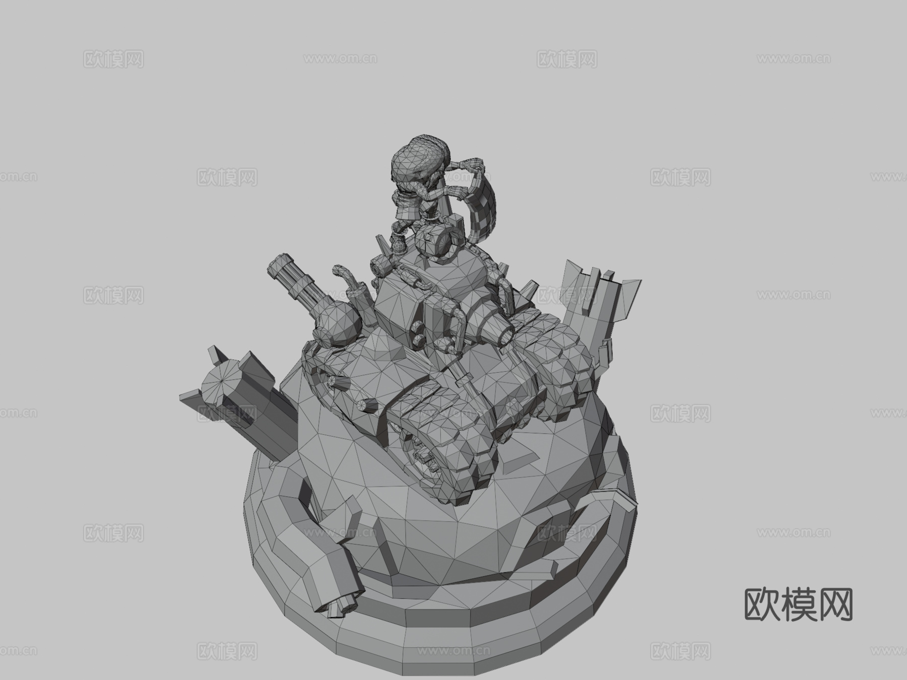 合金弹头su模型