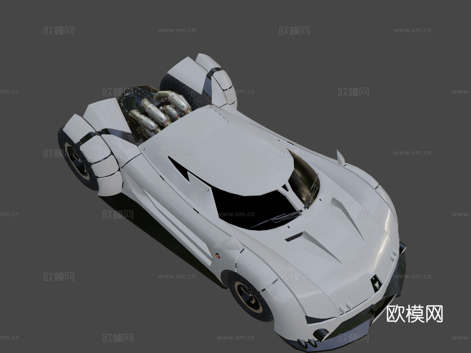 雷霆大师 超级跑车 马克I 作者 Alex.Kasu模型