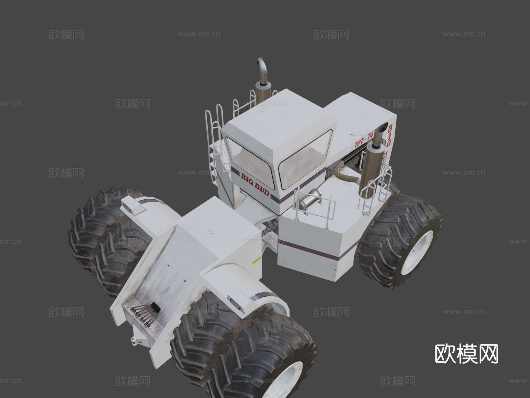 大芽 747 拖拉机su模型