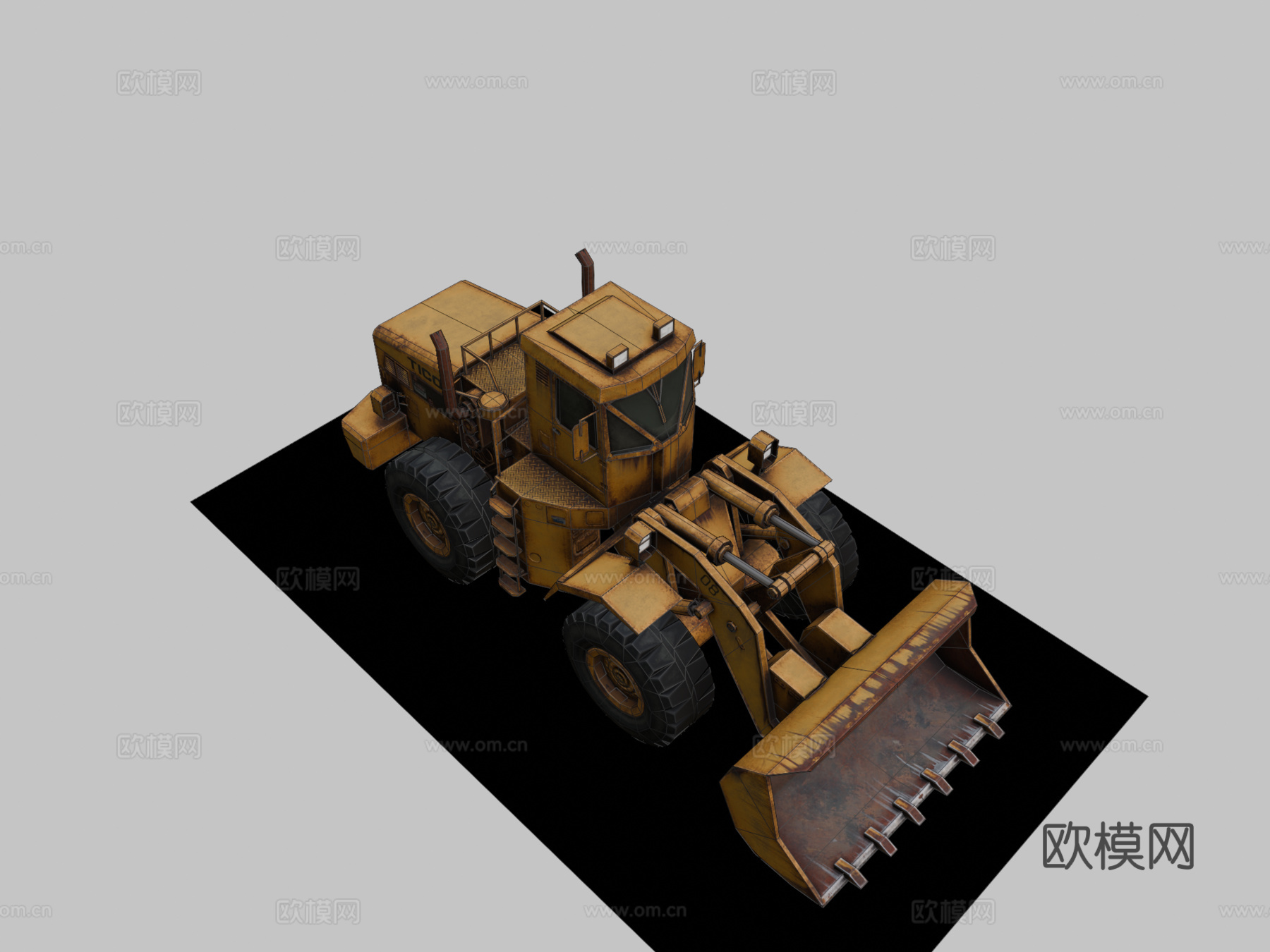 轮式装载机su模型