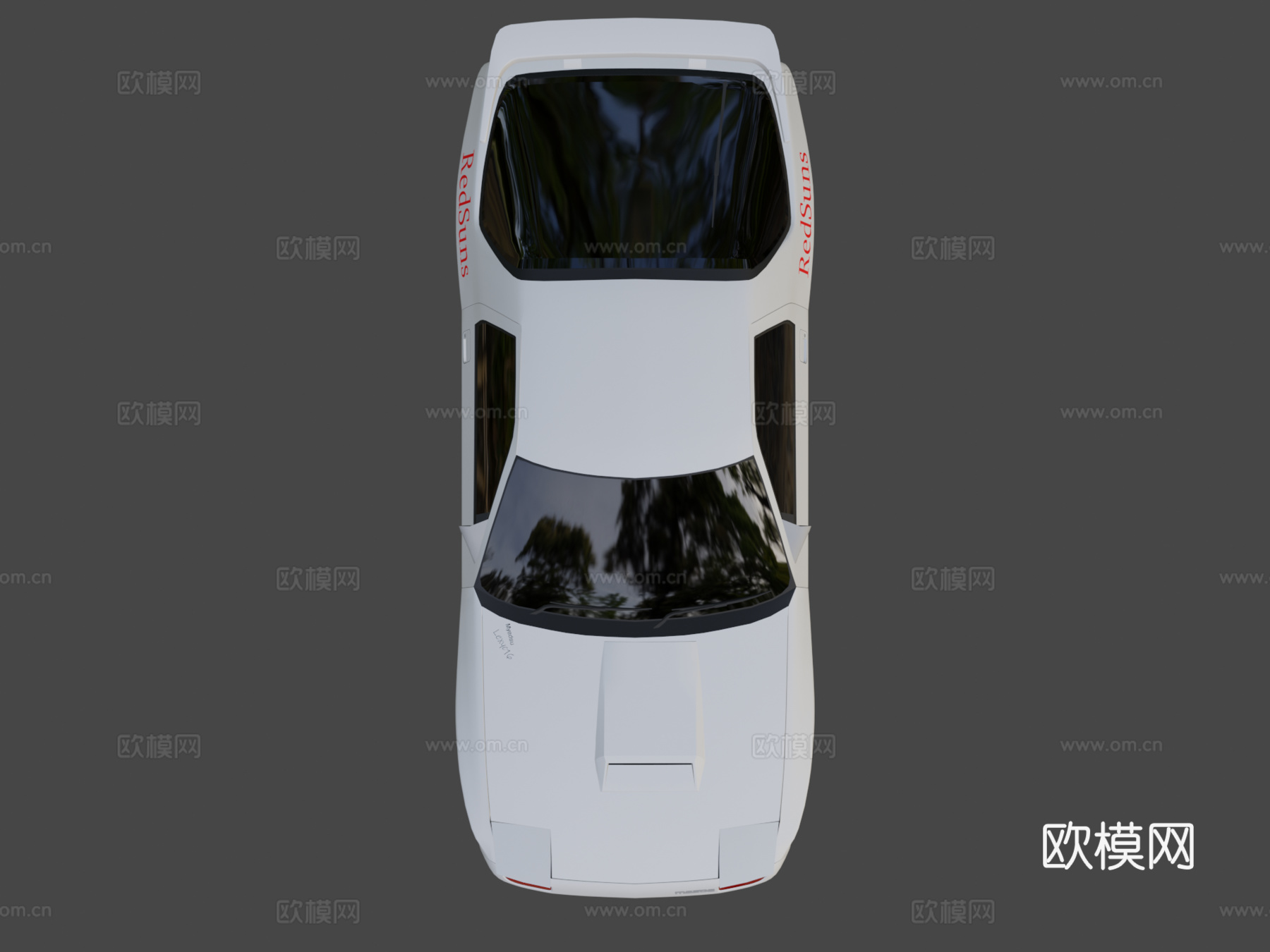 马自达 RX7 FC3S 赤城的白色彗星 重制版su模型