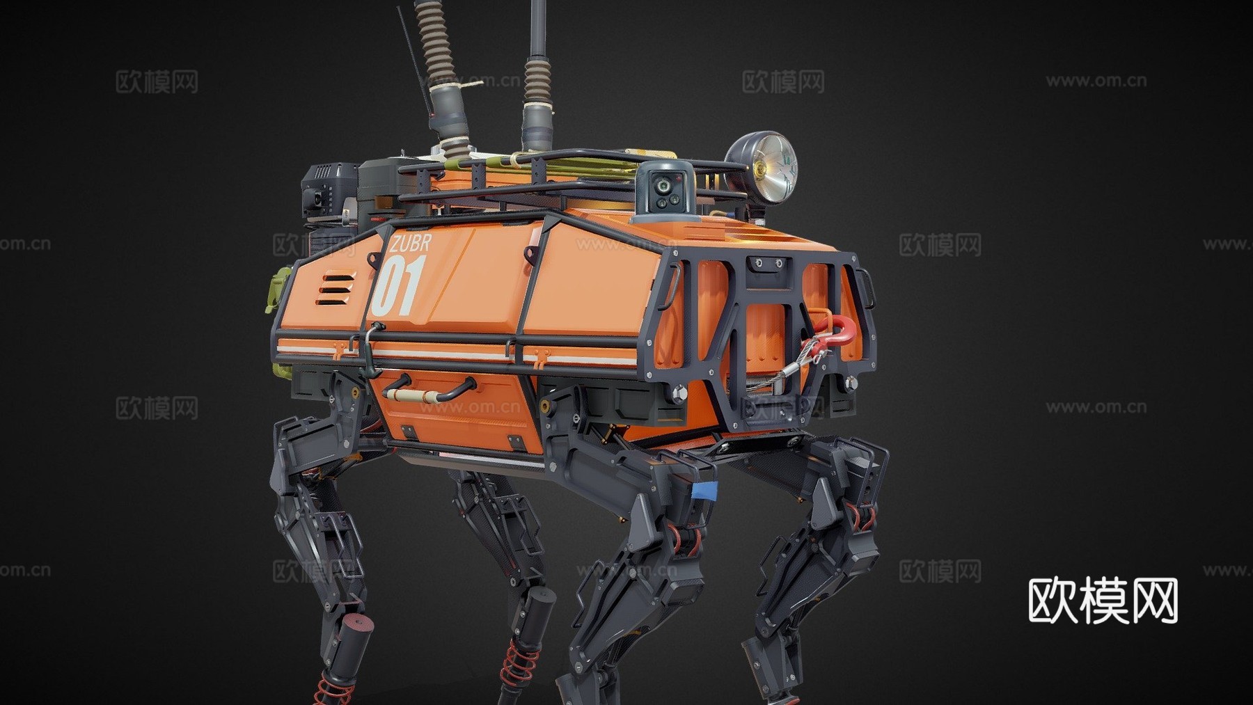 机器人伊热夫斯克机械 草案su模型