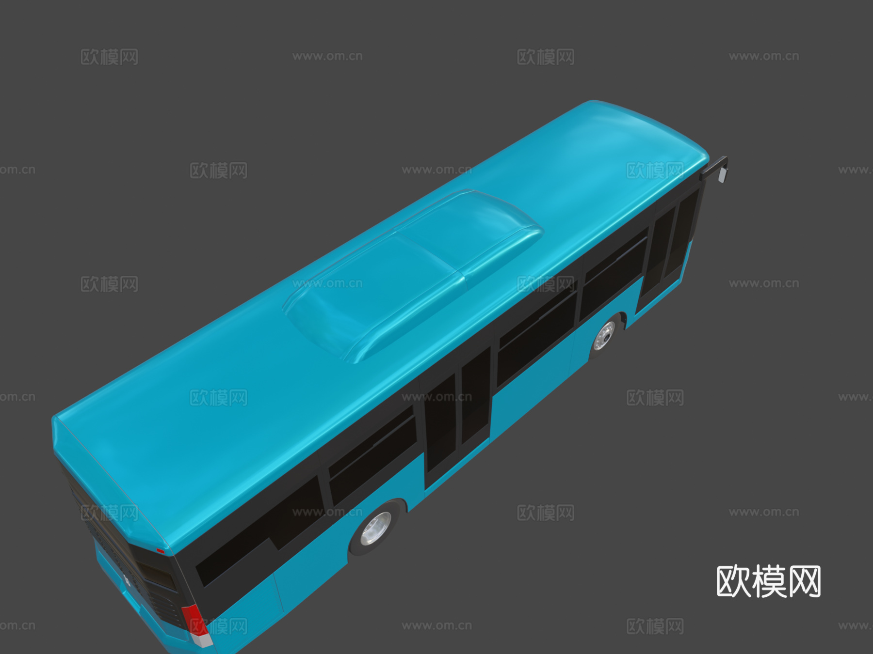 城市巴士su模型