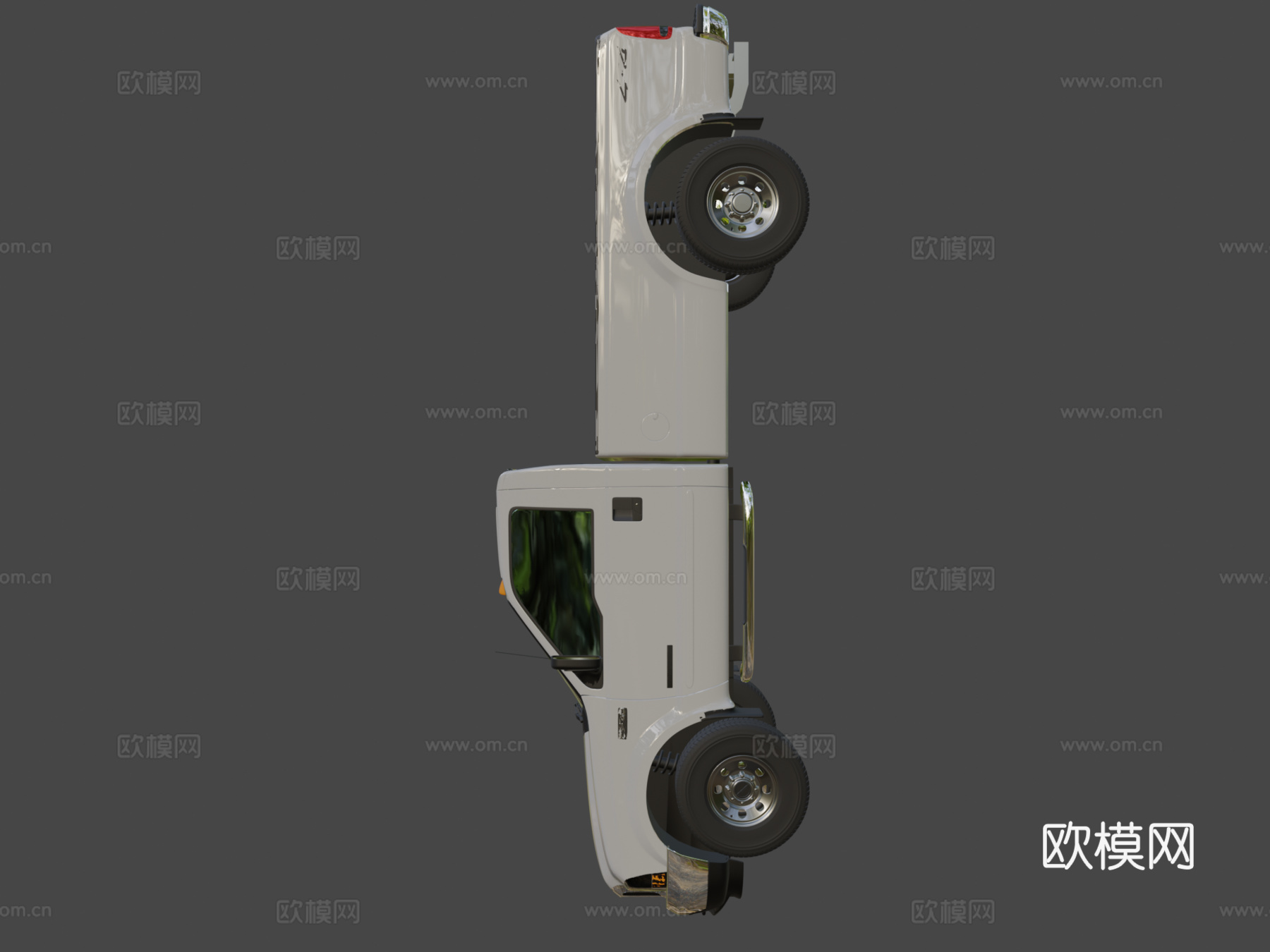 F350 超级责任高多边形su模型