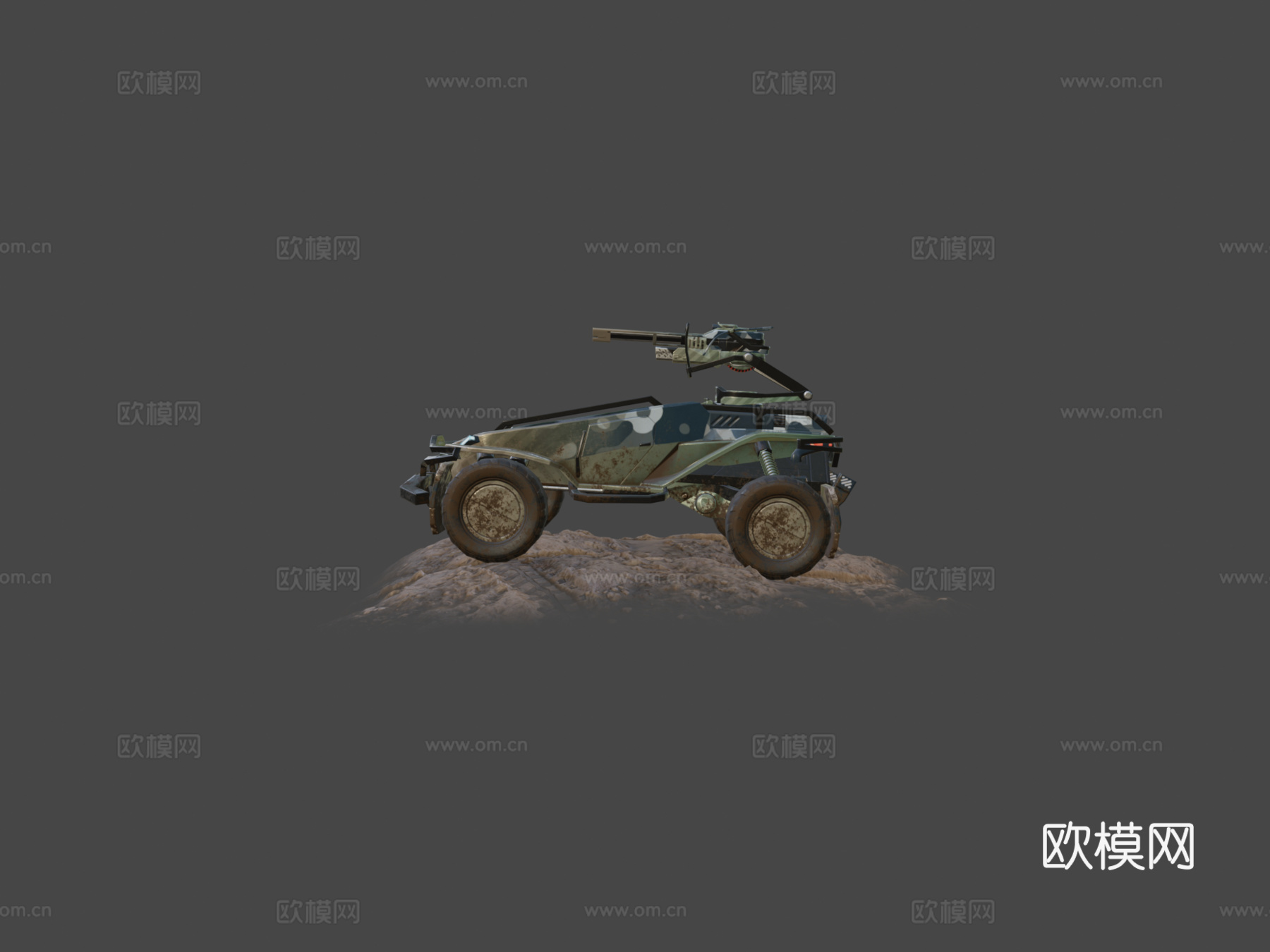 百夫长车辆  炮塔su模型