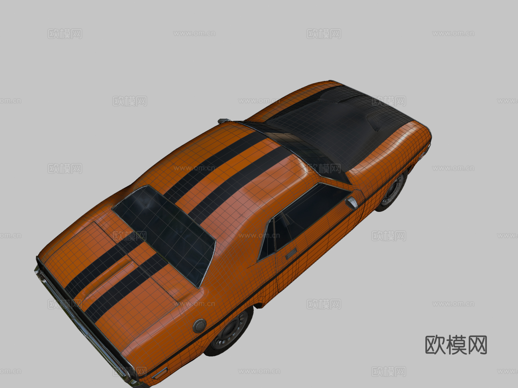 美国肌肉车su模型