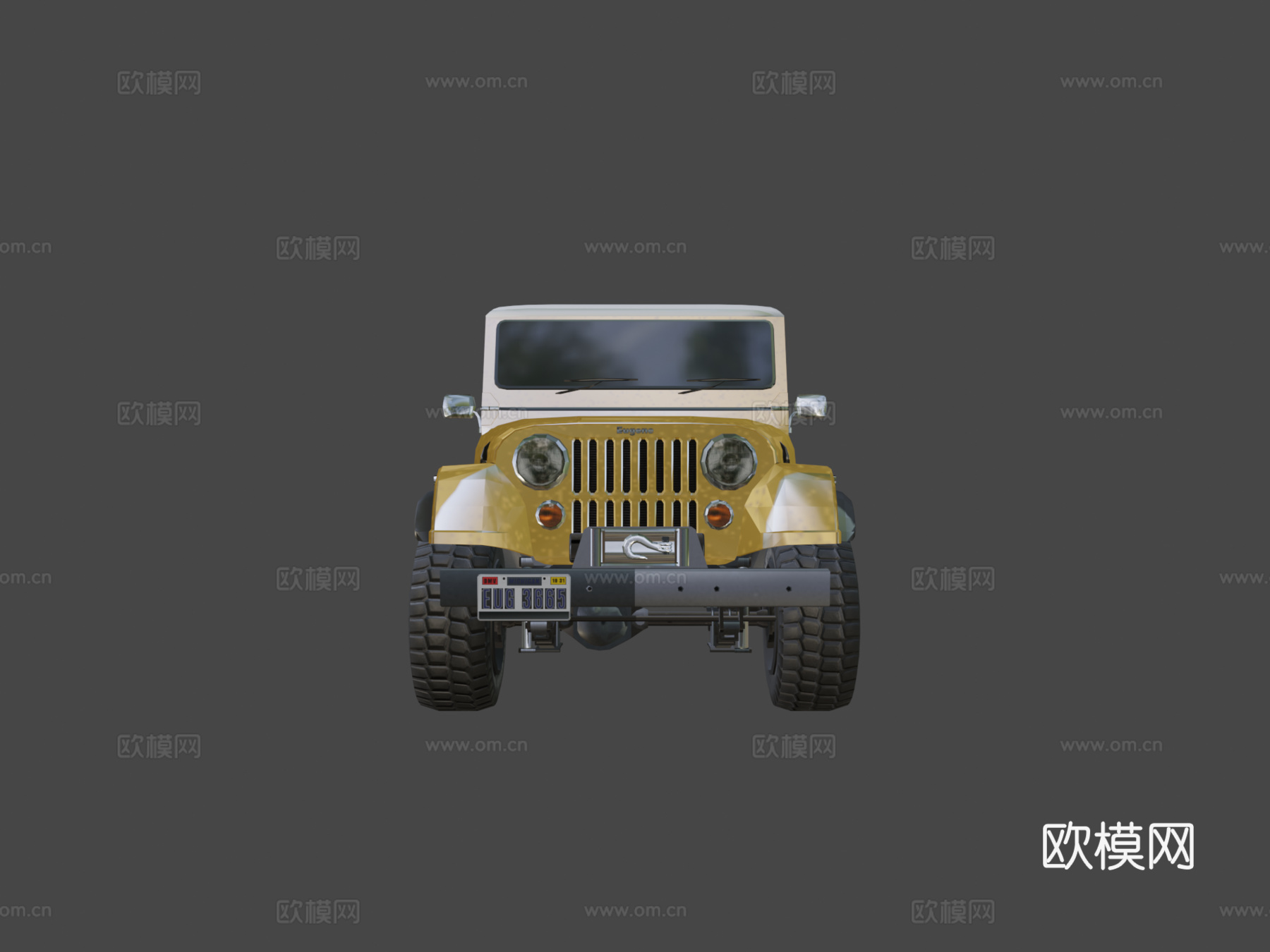 尤金MK6'65-低多边形模型su模型