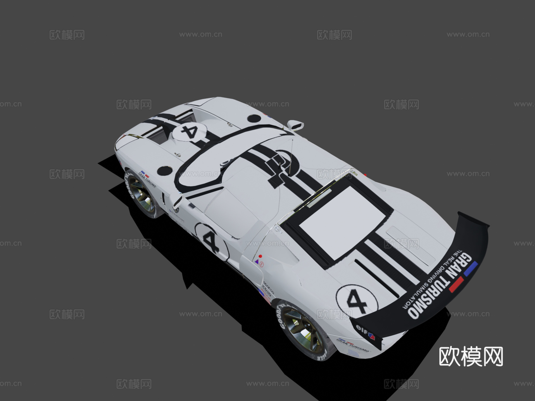 福特GT LM规格II测试车凯文ケビンsu模型