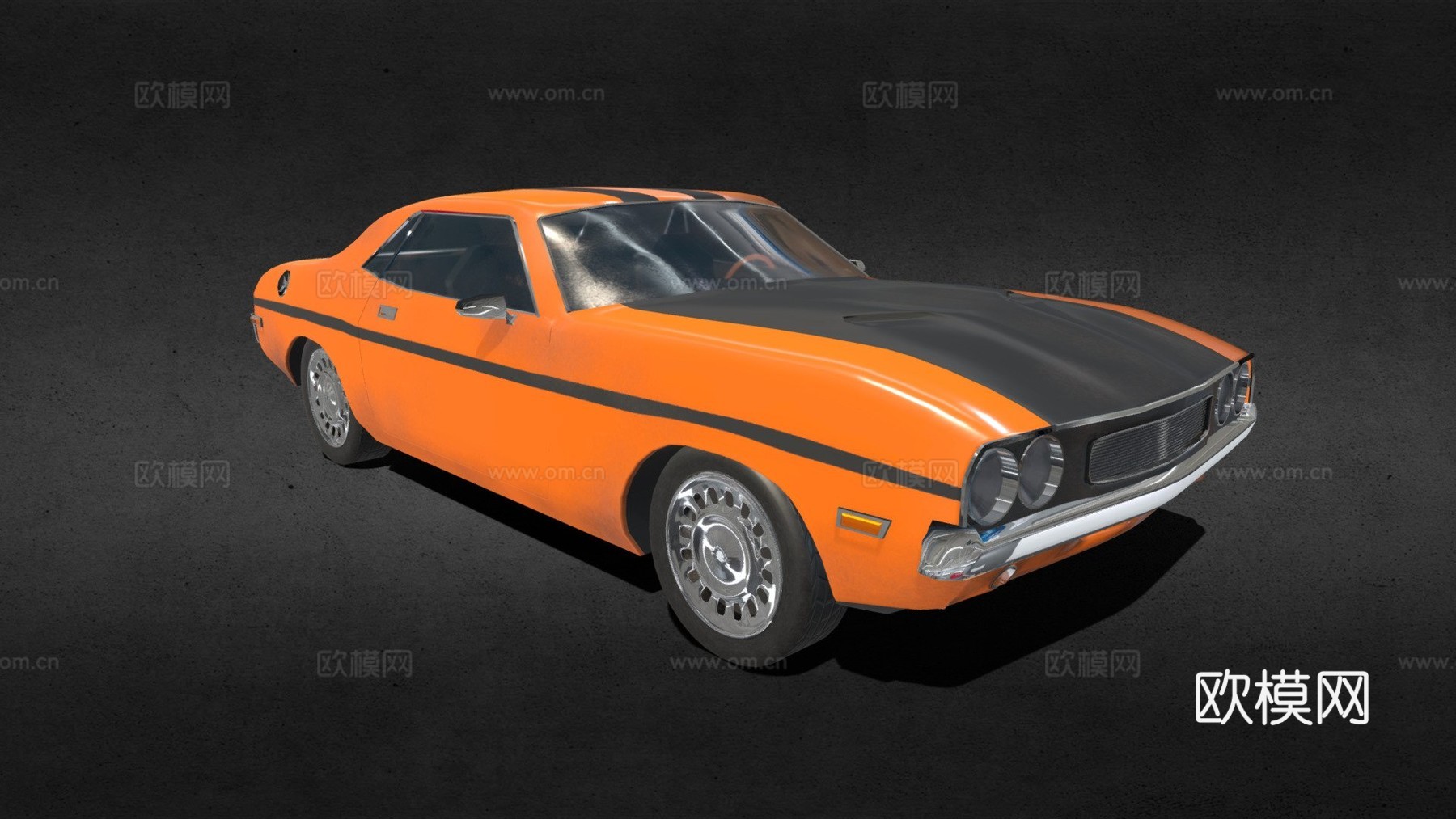 美国肌肉车su模型