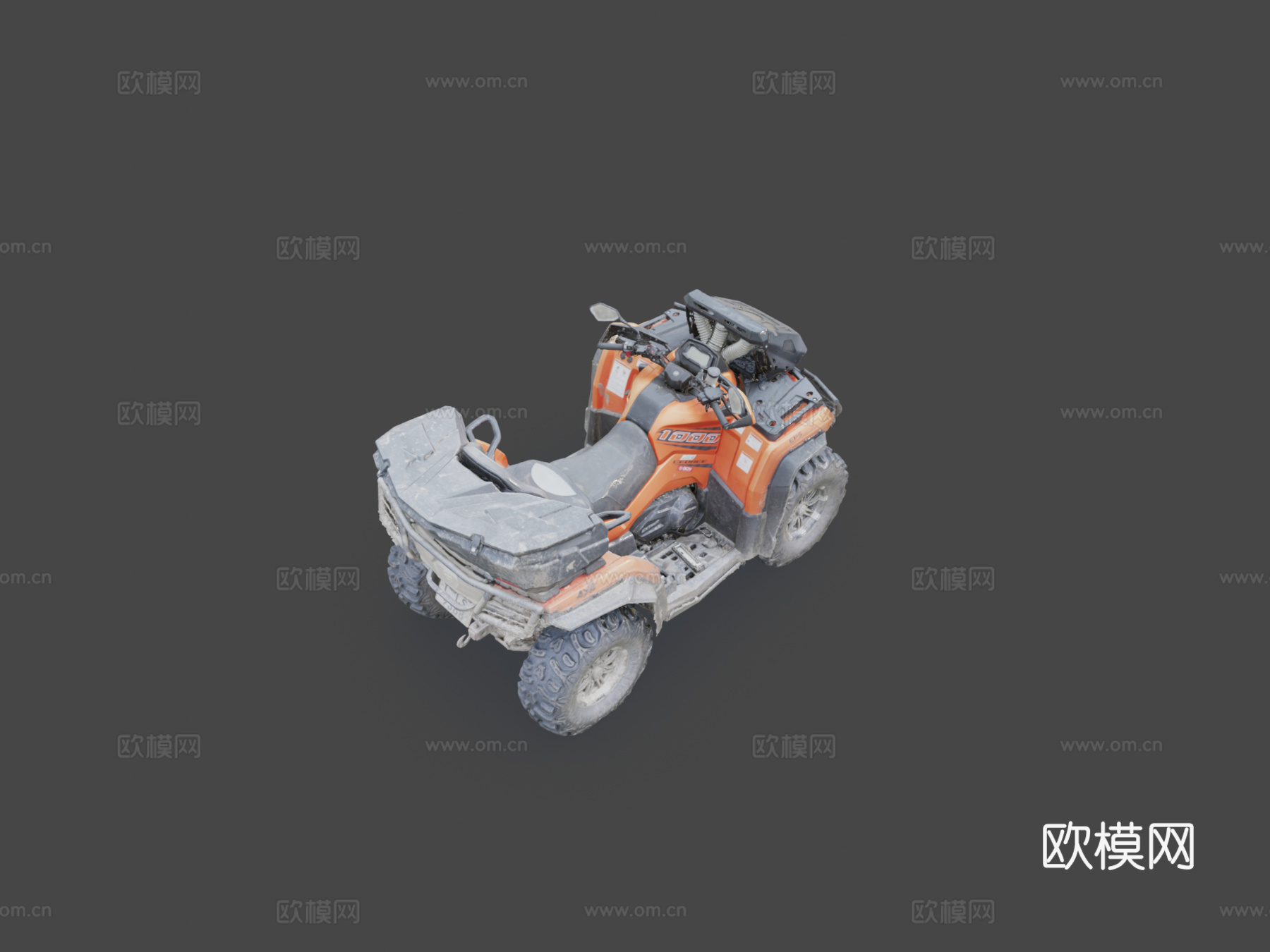 CF Moto X10 全地形车 四轮摩托车su模型