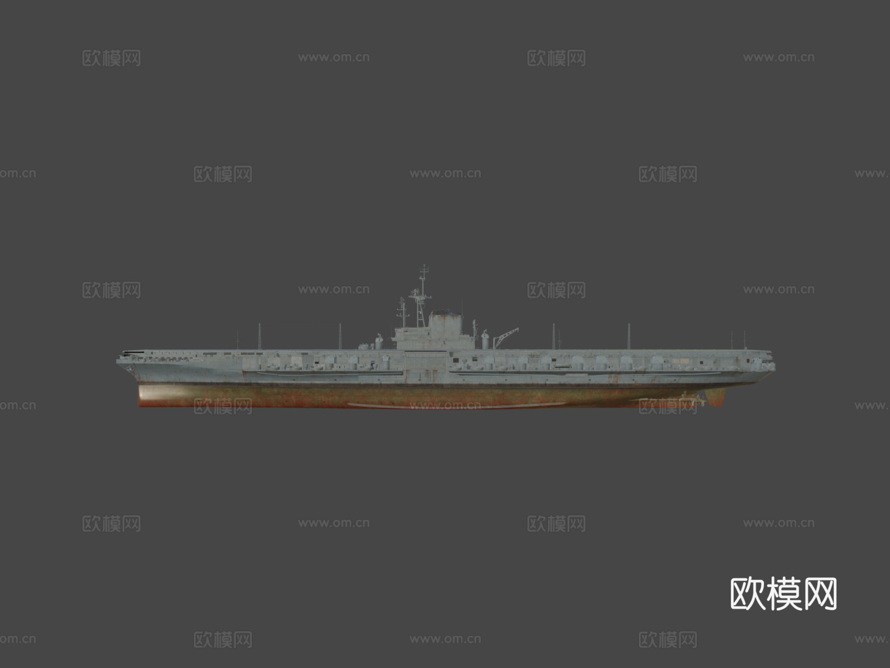 USS 中途岛号su模型