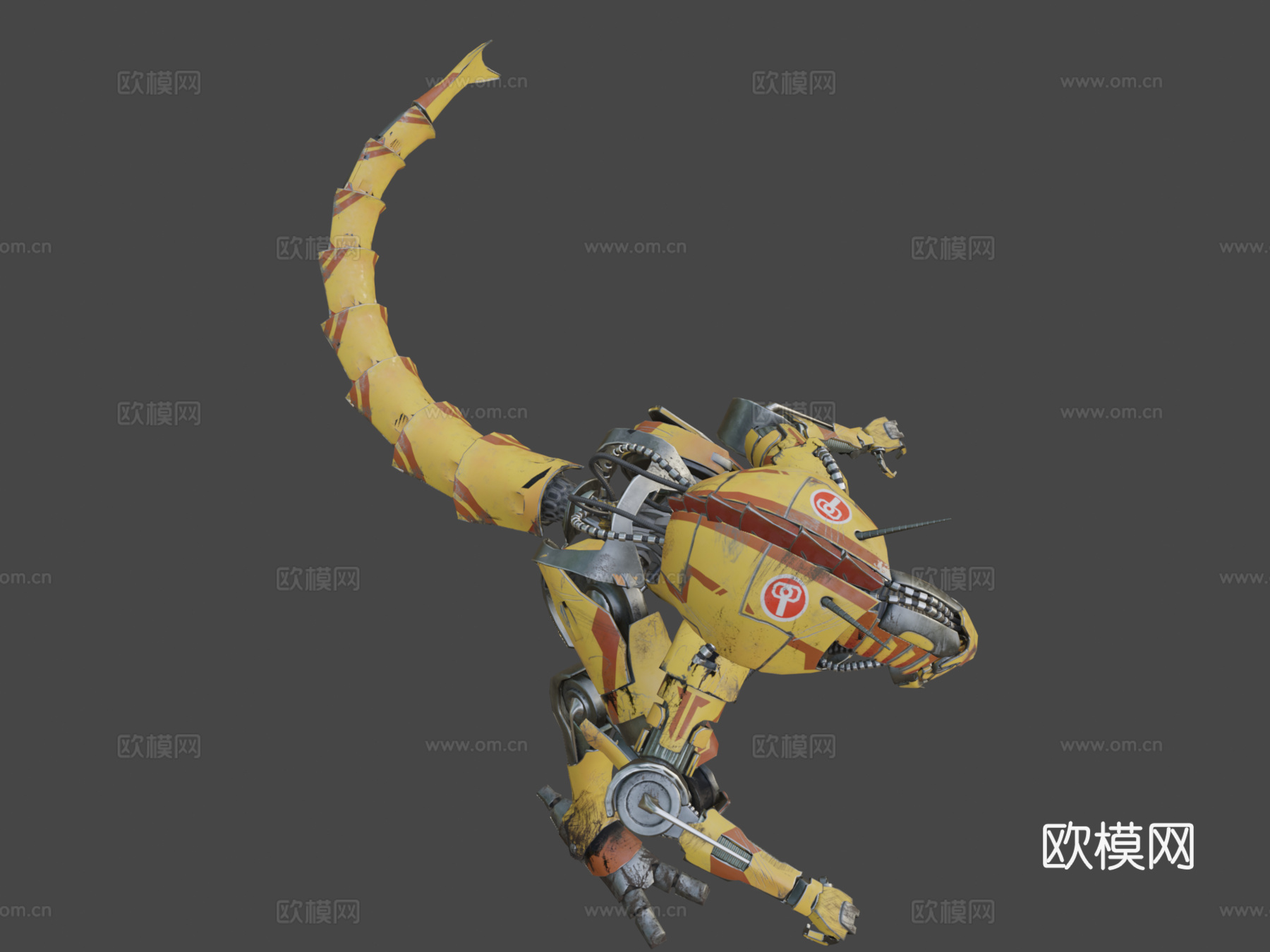 金属手臂野兽su模型