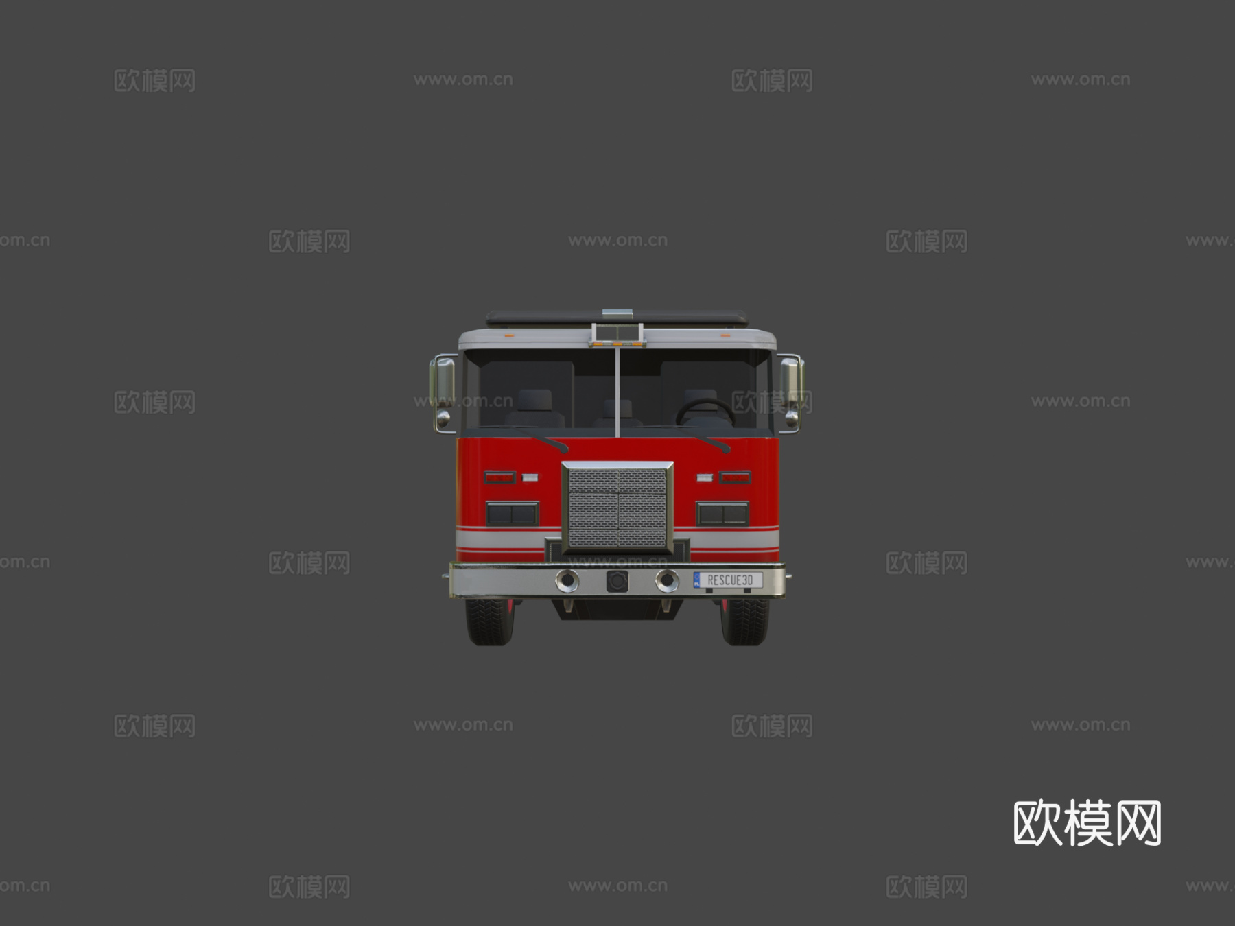 消防车su模型