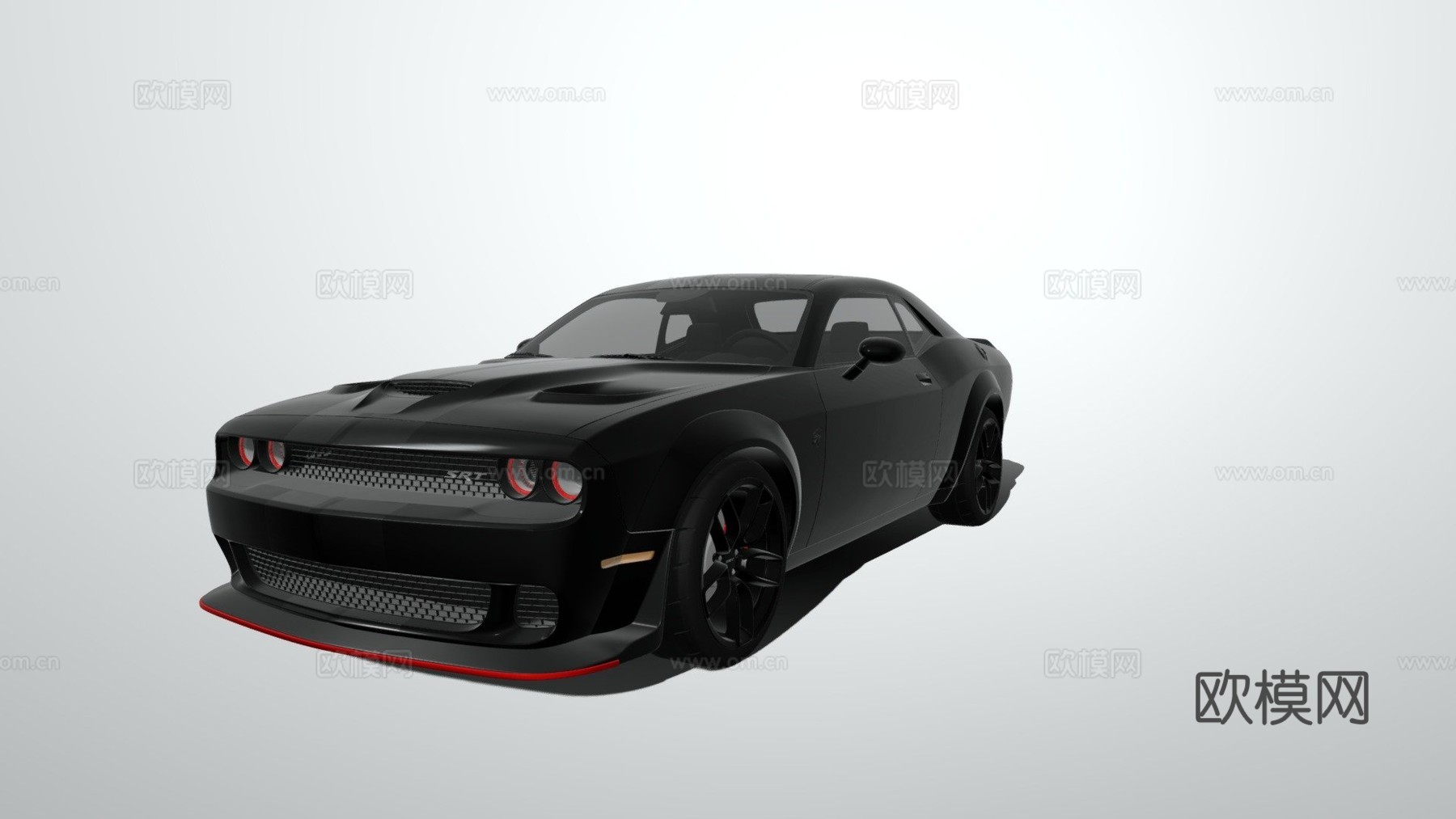 道奇 挑战者 SRT 地狱猫su模型