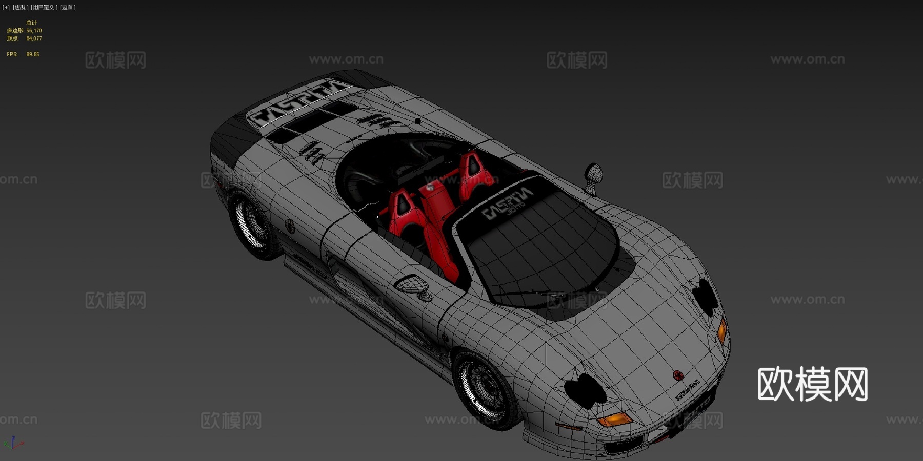 Jiotto Caspita 跑车 1989 作者 Alexsu模型