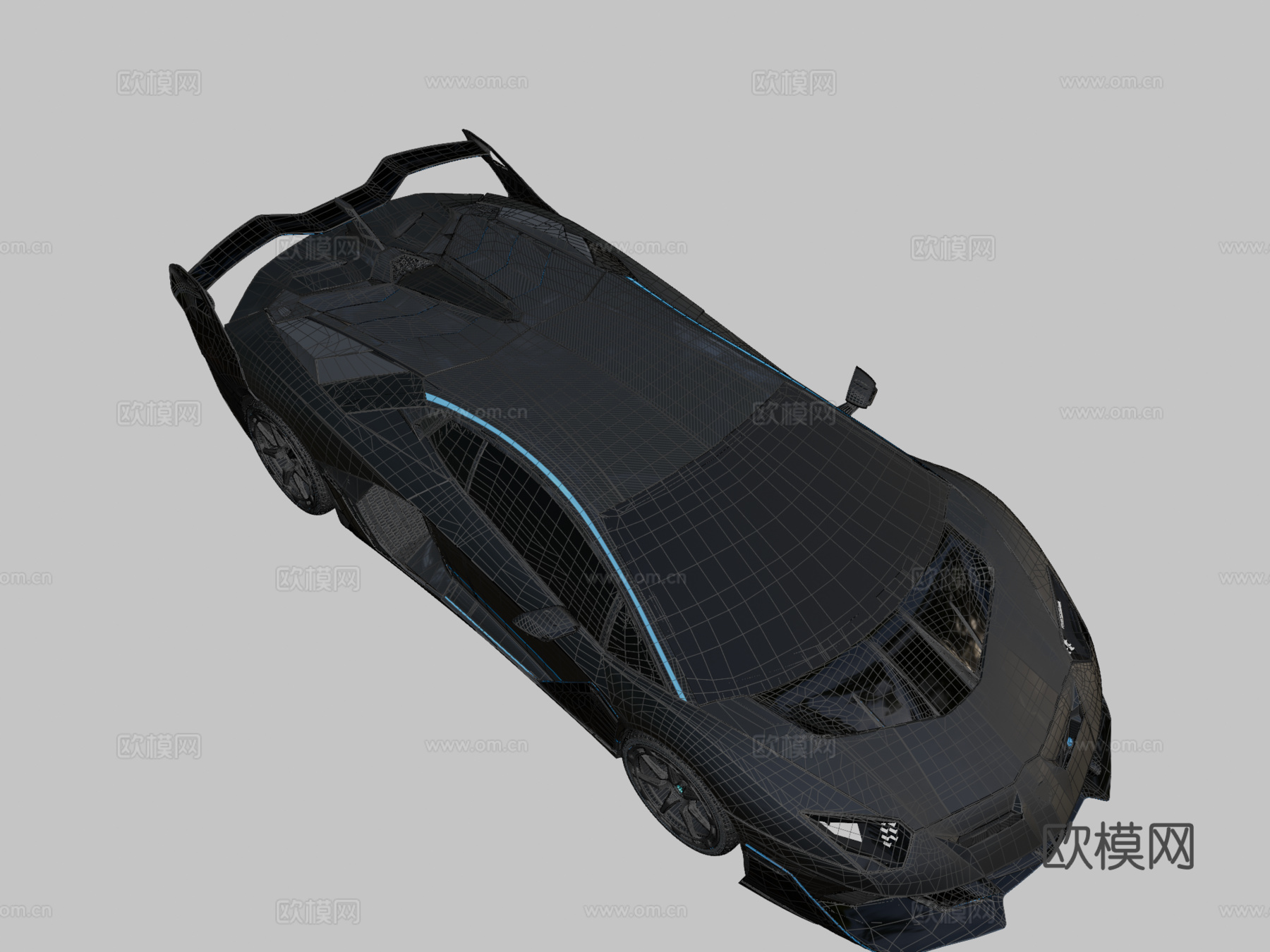 兰博基尼-埃文塔多su模型