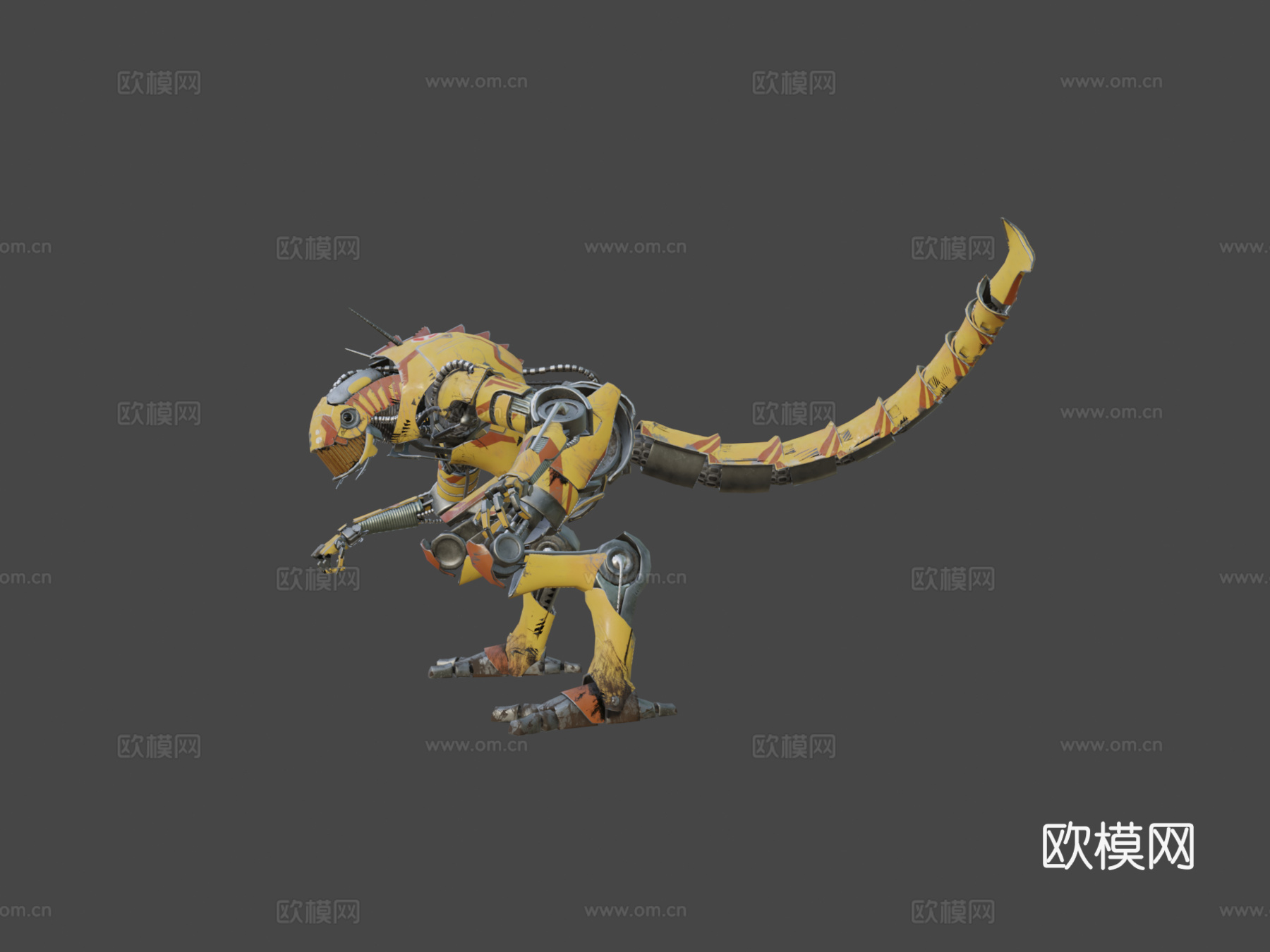金属手臂野兽su模型
