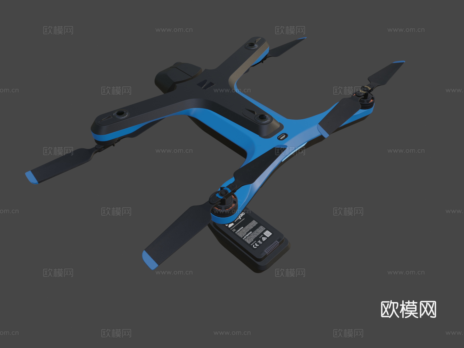 Skydio 2  无人机su模型