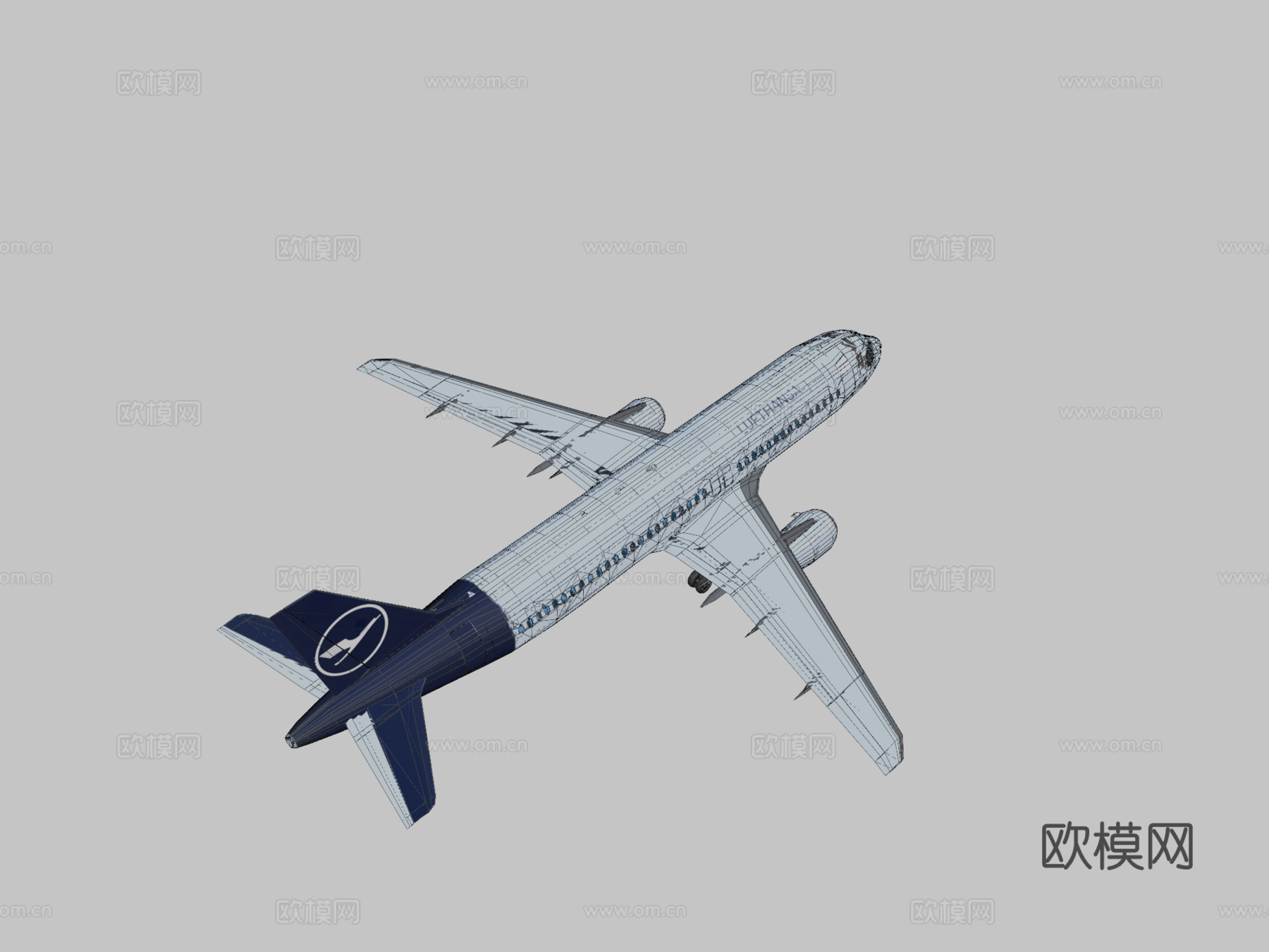 A320200 带驾驶舱su模型