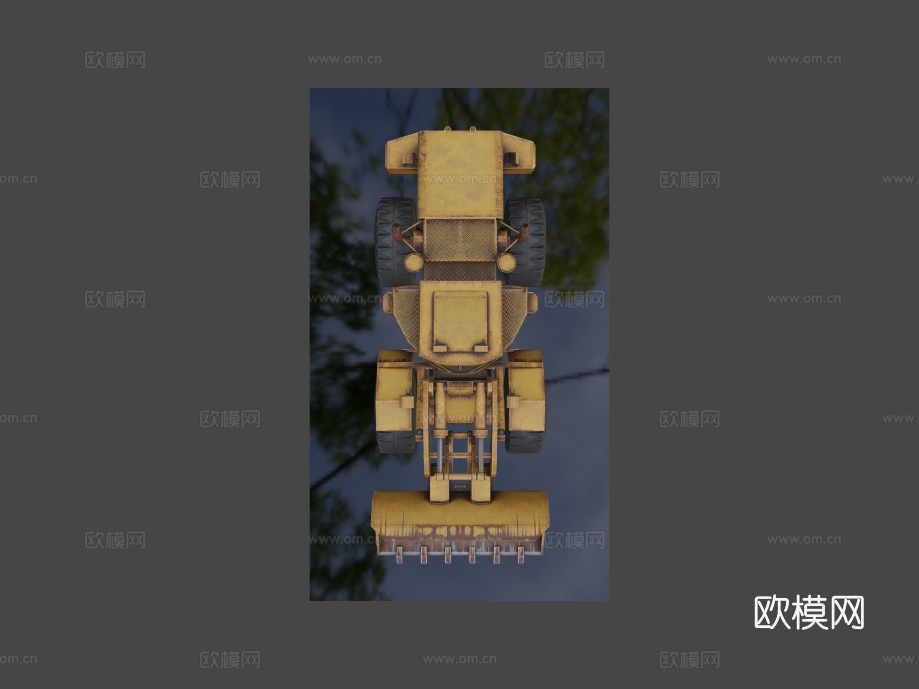 轮式装载机su模型