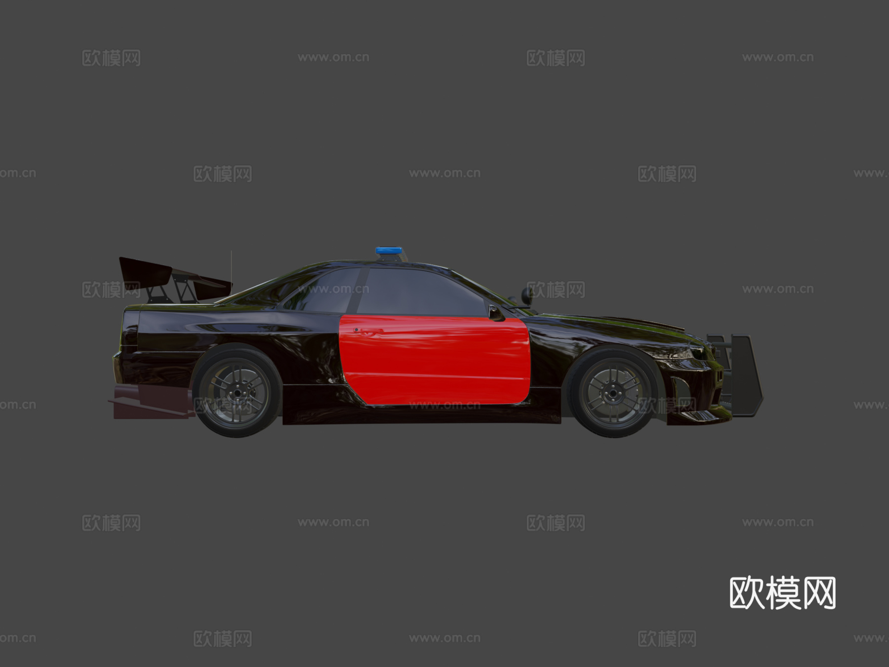 日本警车su模型