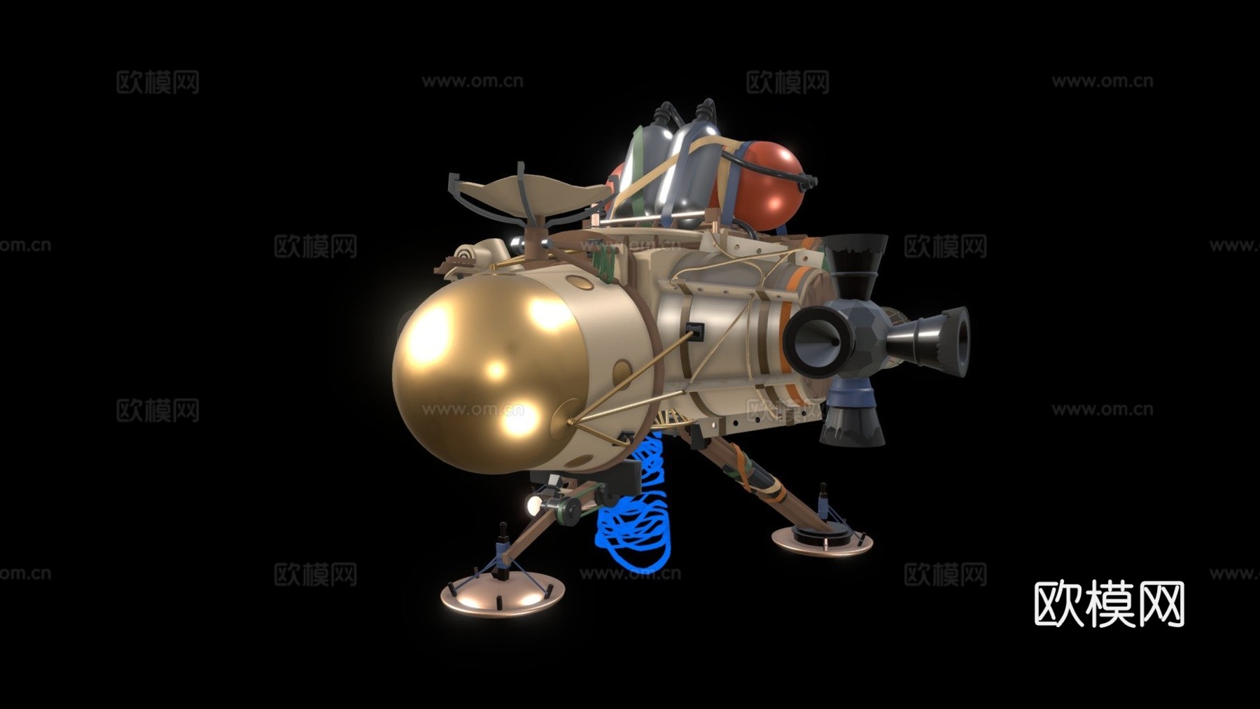 外层荒野  飞船su模型