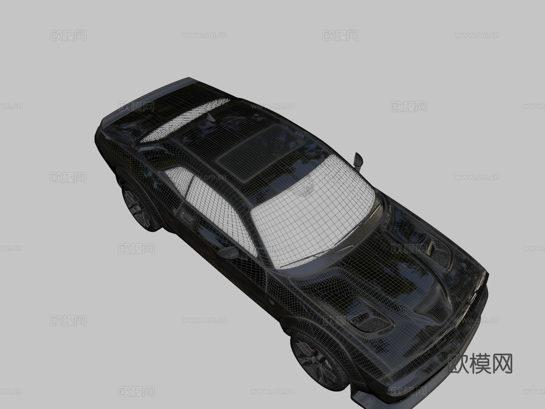 道奇 挑战者 SRT 地狱猫su模型