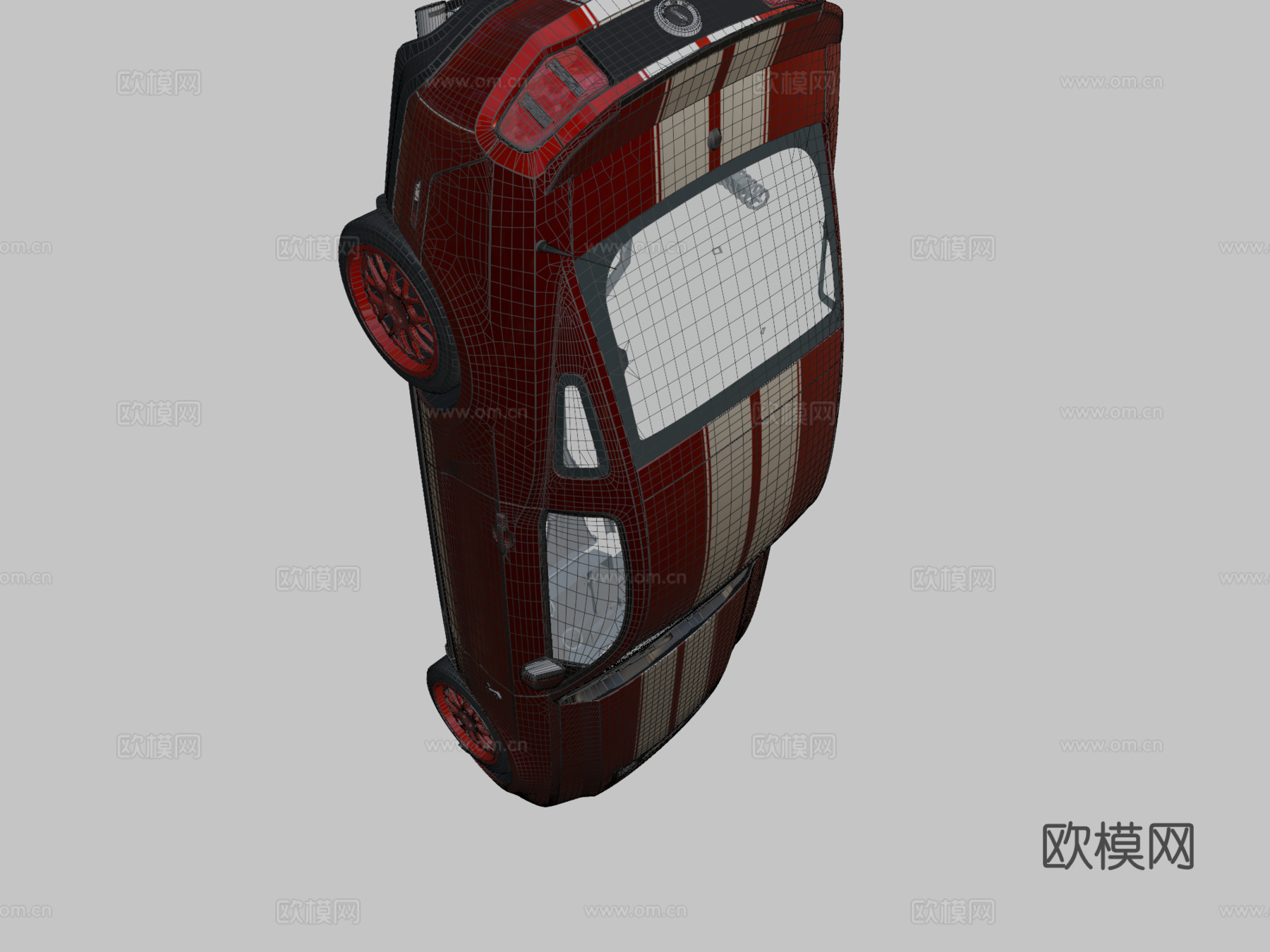 福特 野马 谢尔比 2012su模型