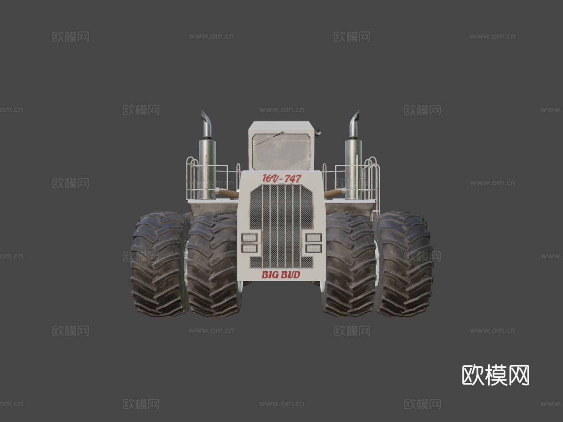 大芽 747 拖拉机su模型