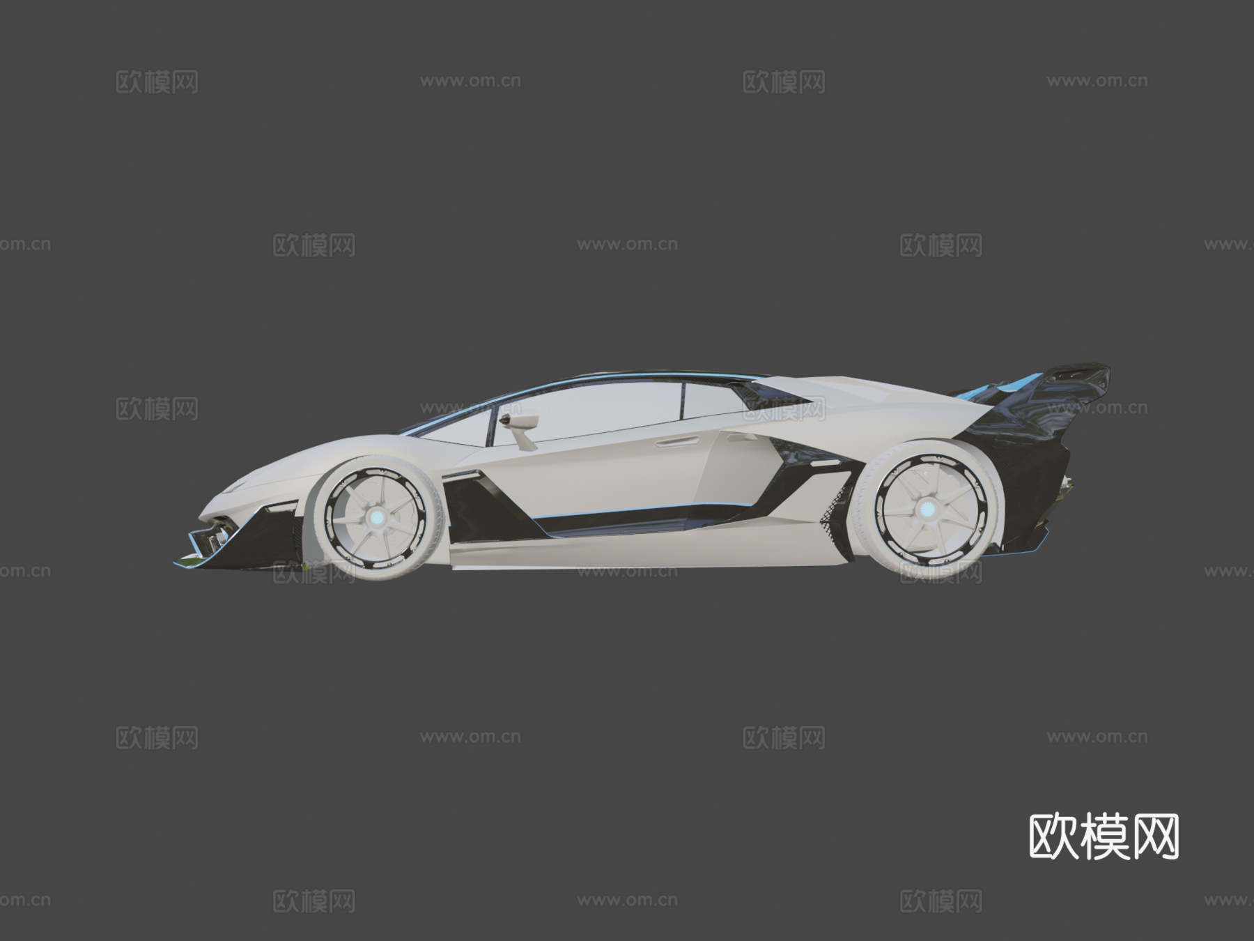 兰博基尼-埃文塔多su模型