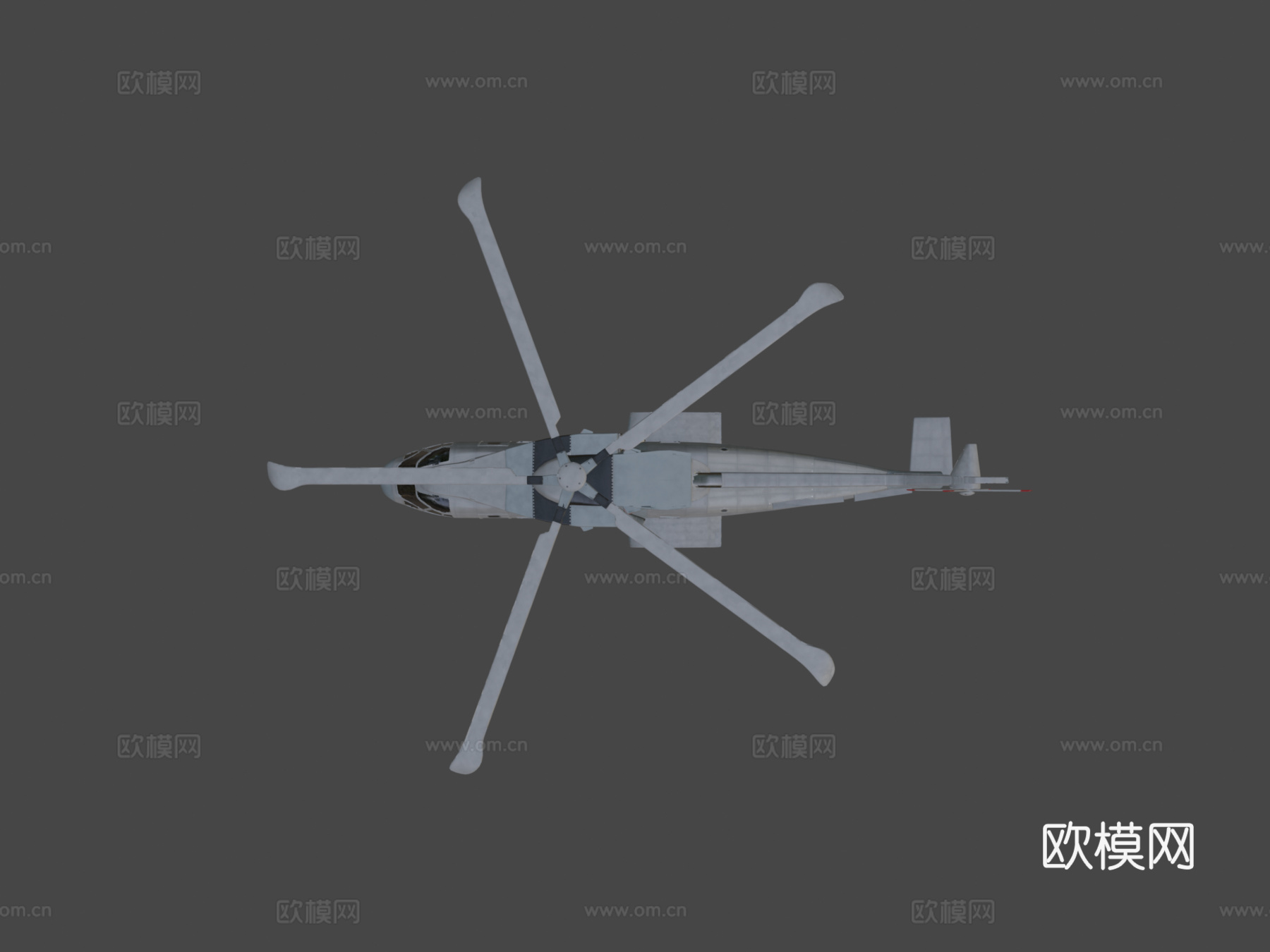 梅林 MK2 直升机su模型