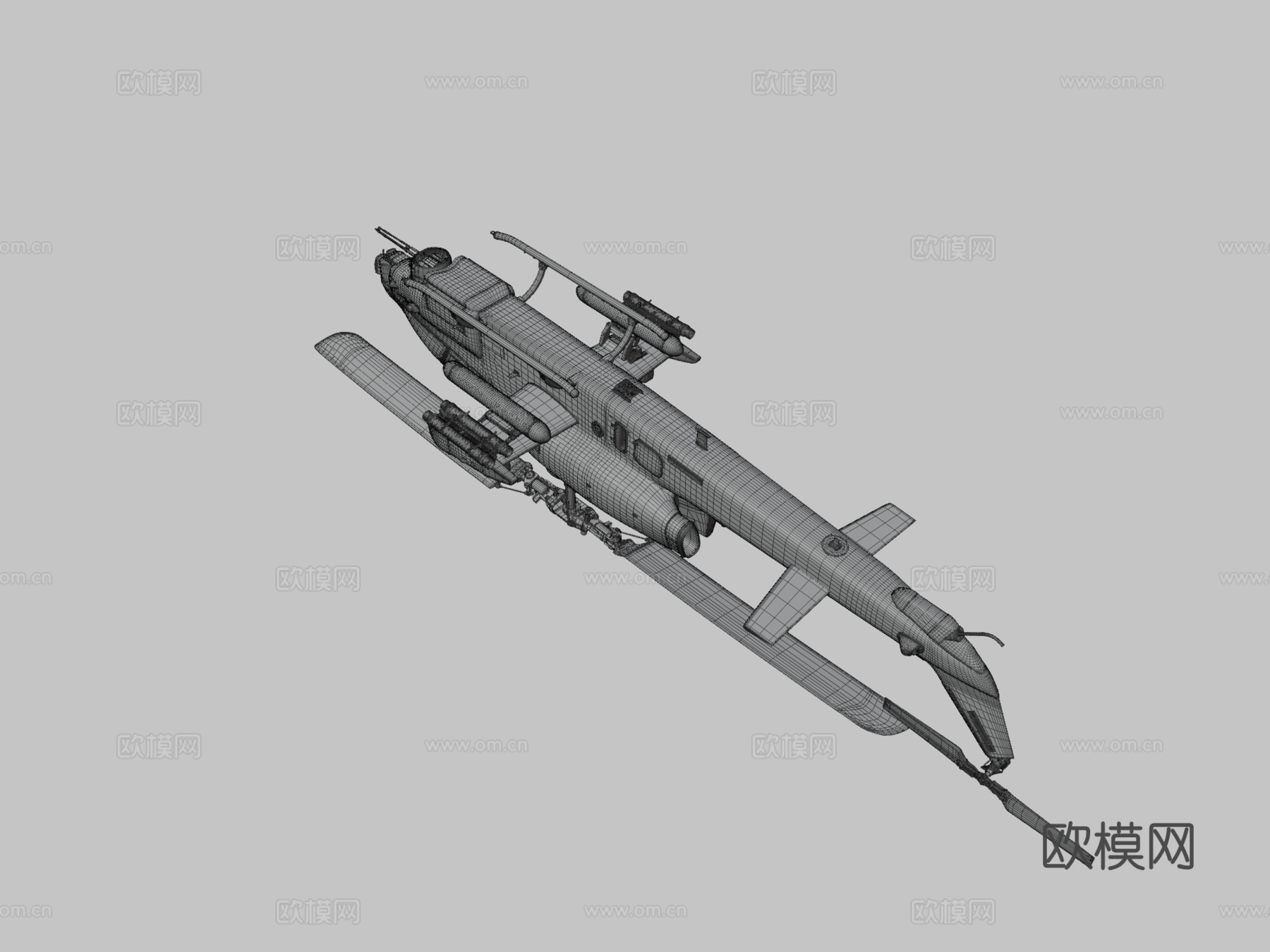 贝尔 AH1W 超级眼镜蛇su模型