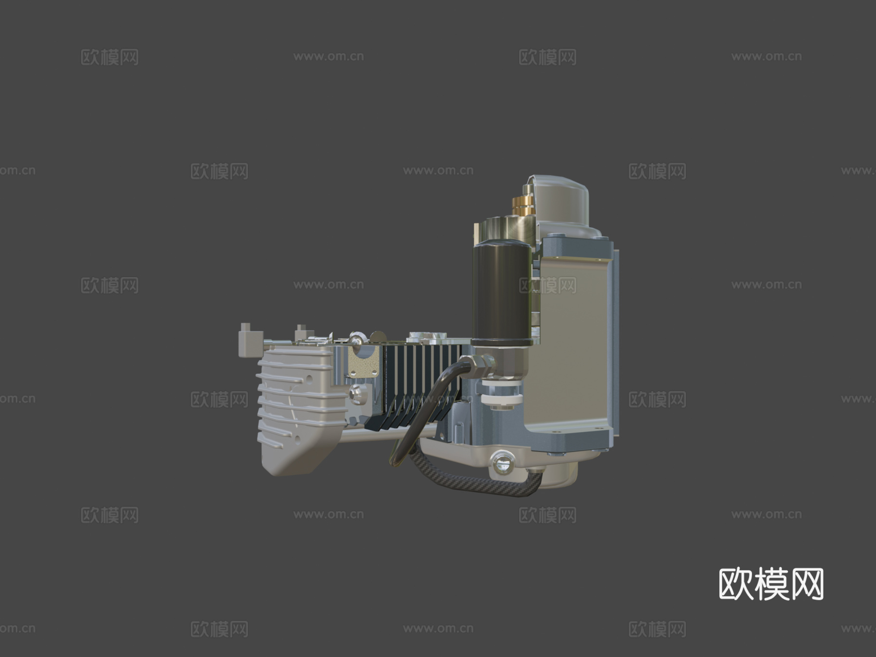 内燃机摩托车TFLEX CAD STsu模型