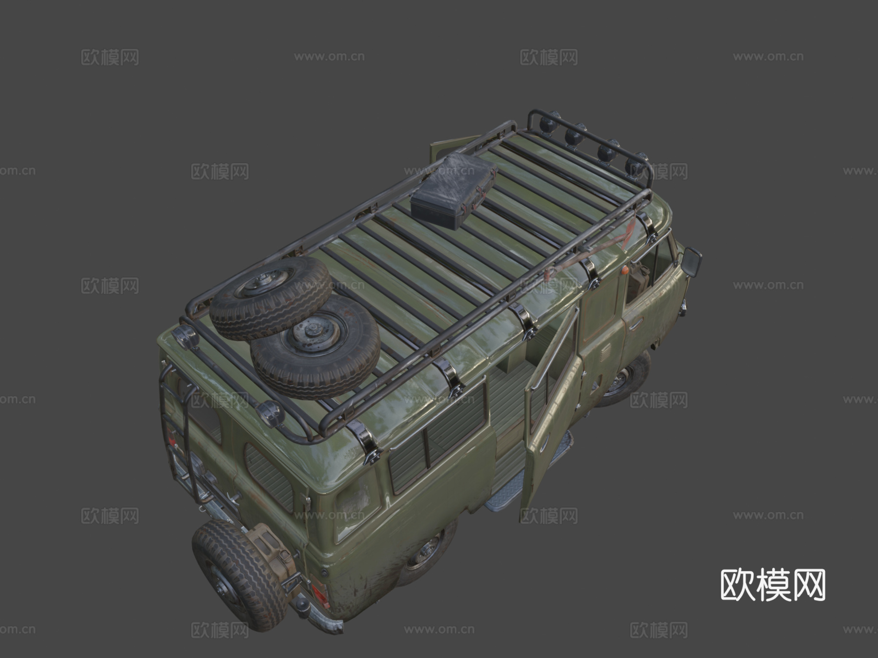 苏联车辆 乌阿斯 布汉卡su模型