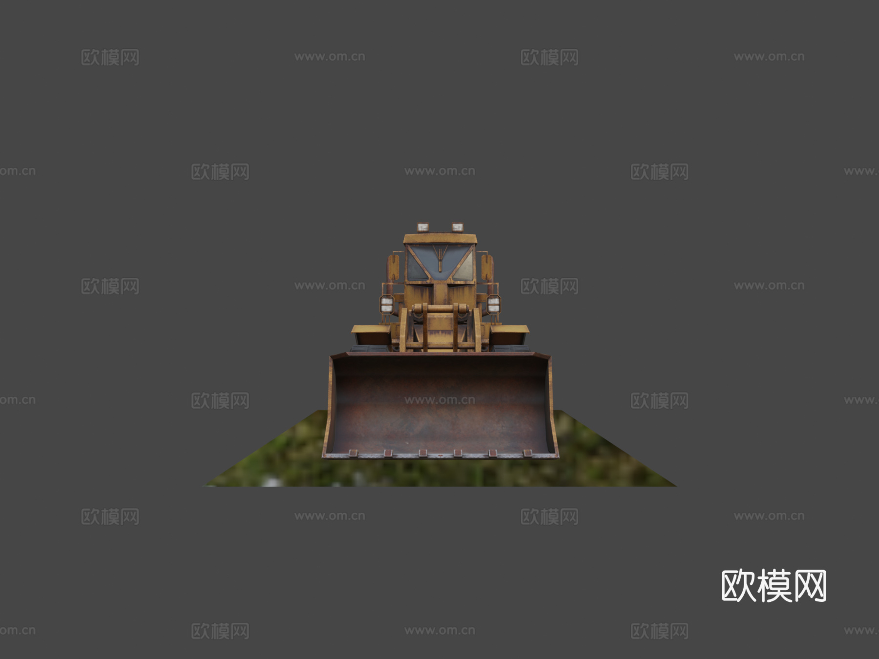 轮式装载机su模型