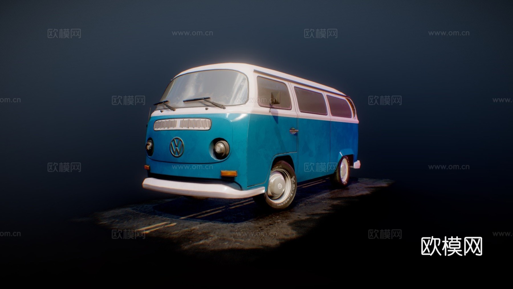 大众巴士 1971su模型