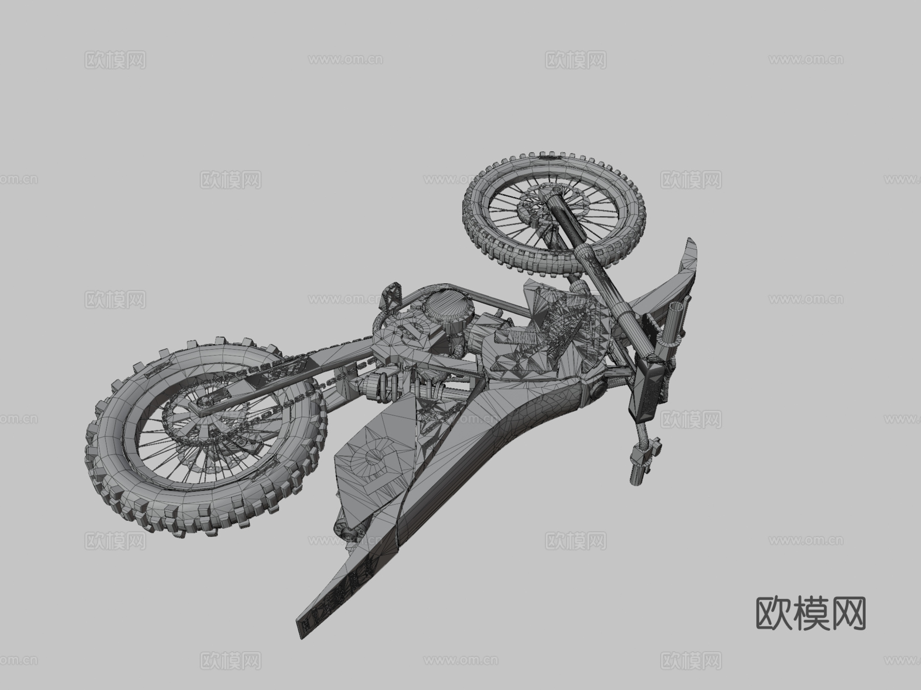 本田 CRF 250 四冲程越野摩托车su模型